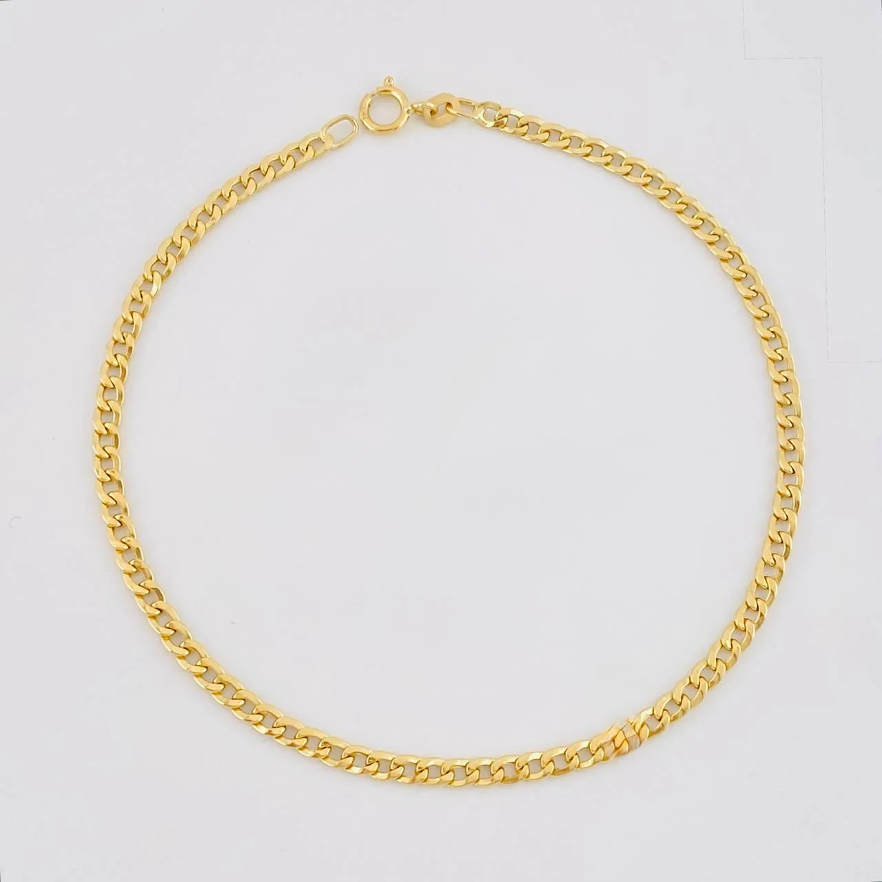 Pulso Cubano 1.1 g / 7 3/4 in / 2.5 mm Oro Amarillo 18K