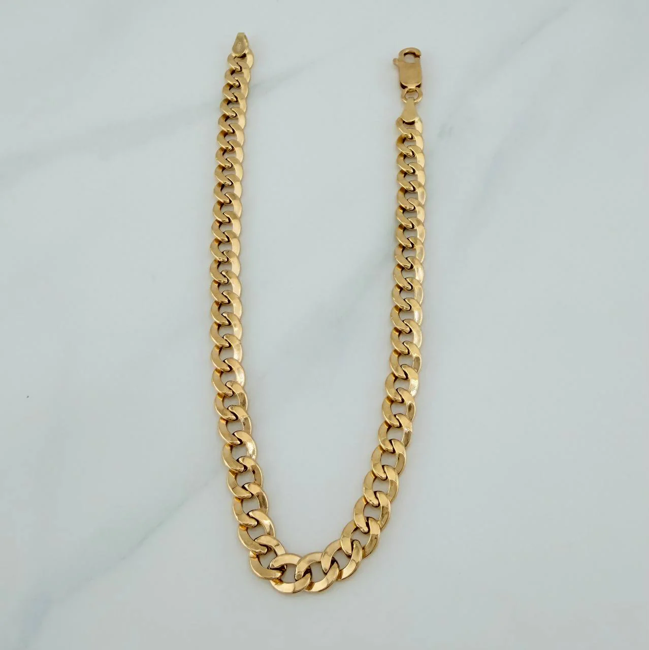 Pulso Cubano 4.3gr / 8 1/4 in / 5.1mm Oro Amarillo +1 18K $ - Image 2
