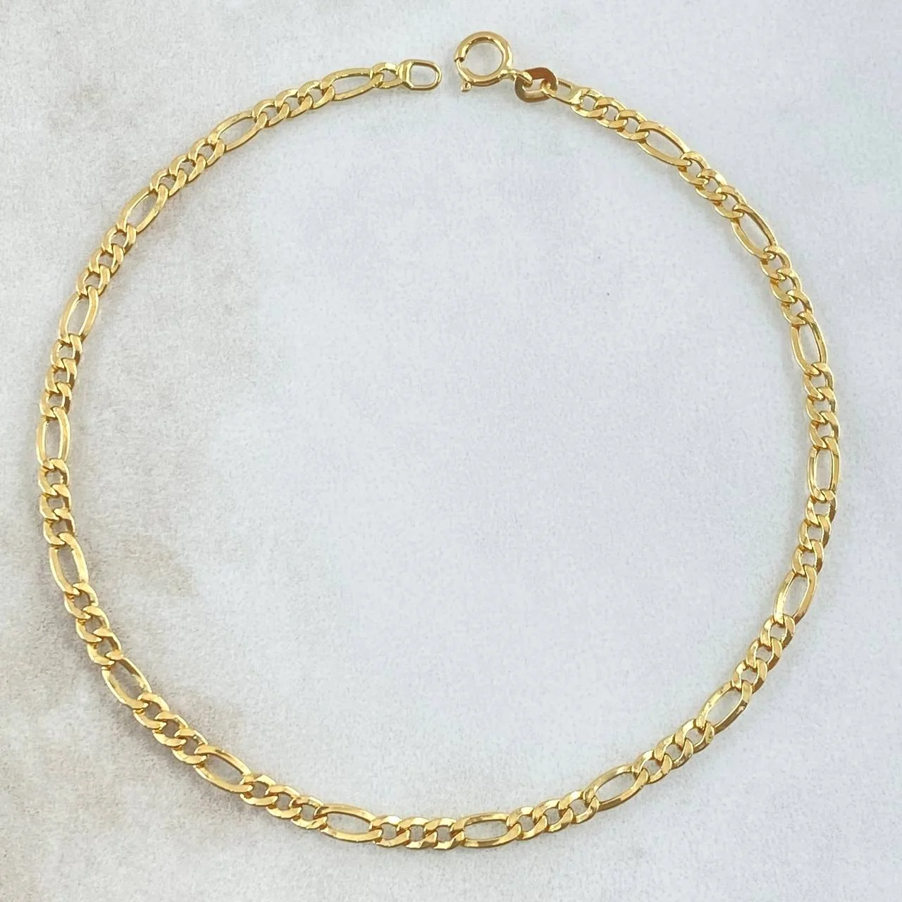 Pulso Figaro 1.05 g / 7 3/4 in / 2.7 mm Oro Amarillo 18K