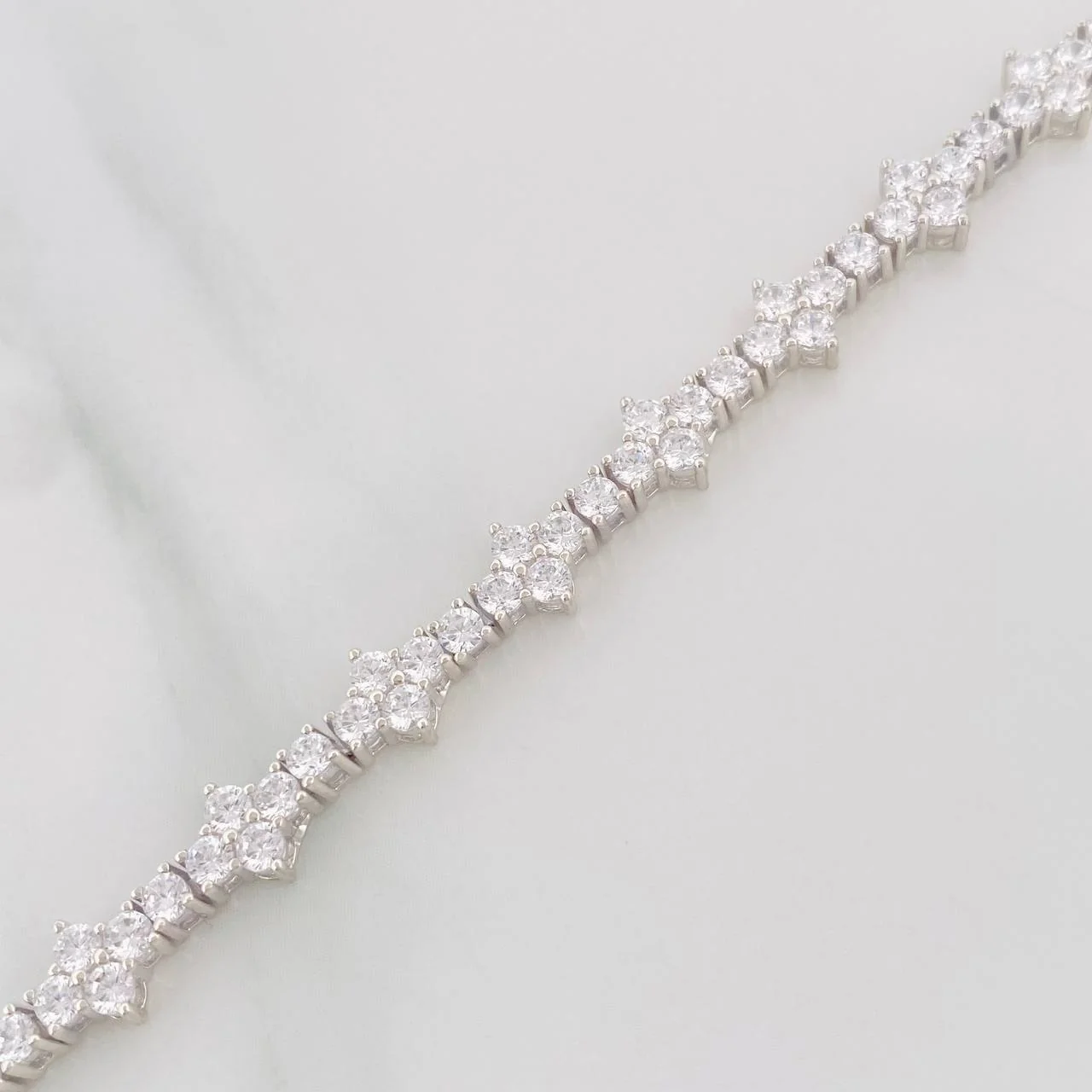 Pulso Flores 10.4 g / 7 1/2 in / 6.33 mm Plata 925 - Image 3