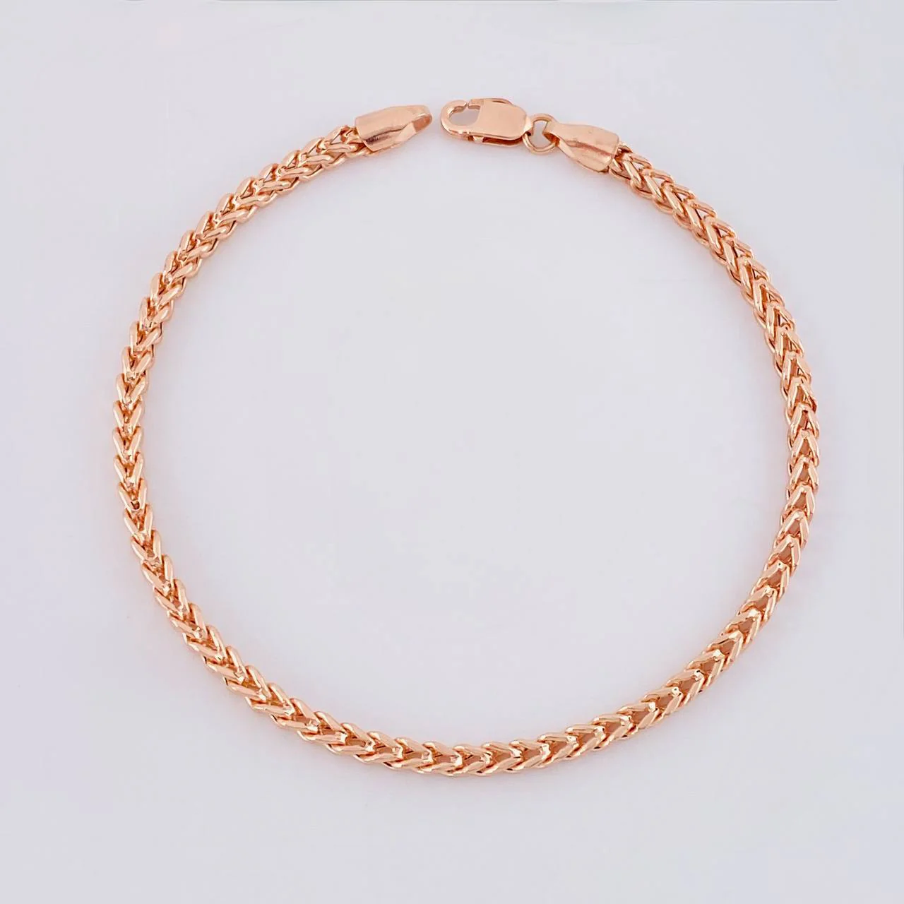 Pulso Franco 5.15g / 8 in / 2.8mm Oro Rosa 18K