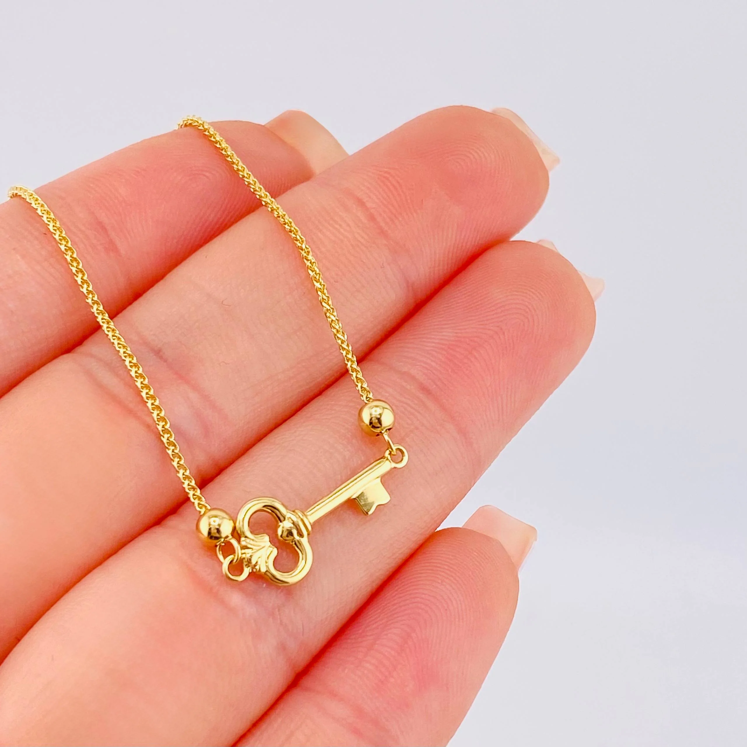 Pulso Franco Llave Gradual 2.35gr / 9 in / 3mm Oro Amarillo +4 18K - Image 3
