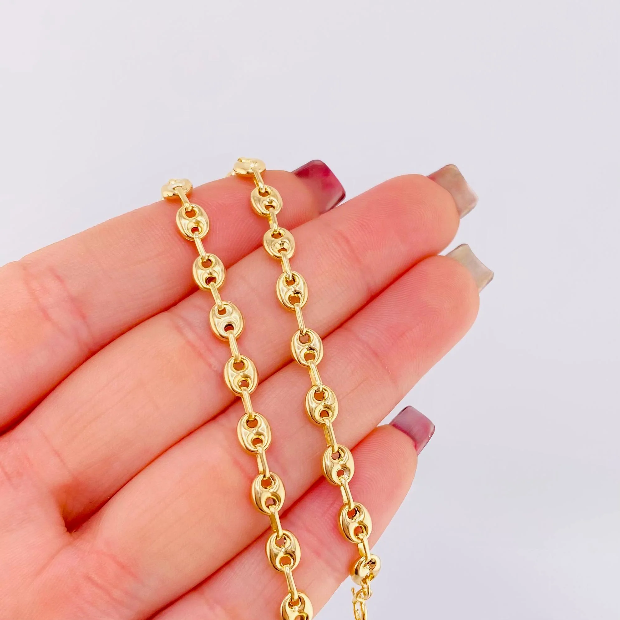 Pulso GC 2.45gr / 7 3/4 in / 4mm Oro Amarillo 18K ! - Image 3