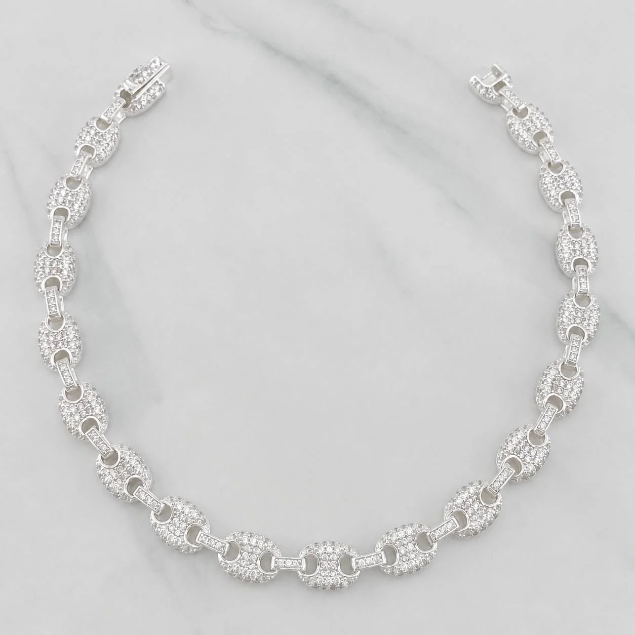 Pulso Gc Diamantado 12.2g / 7 in / 6.2mm Plata 925