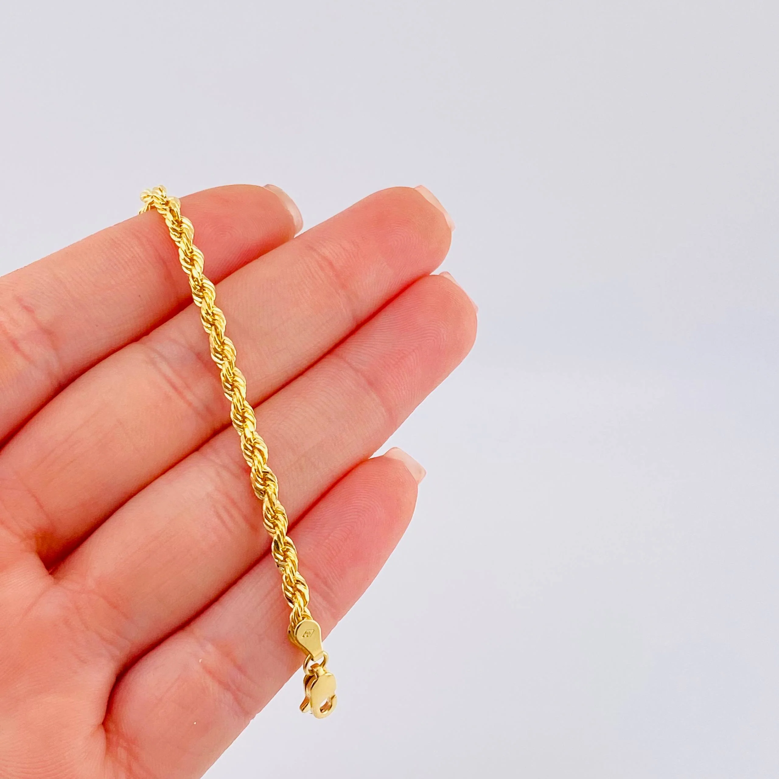Pulso Lazo 3.25gr / 7 1/2 in / 3.3mm Oro Amarillo +3 18K - Image 4