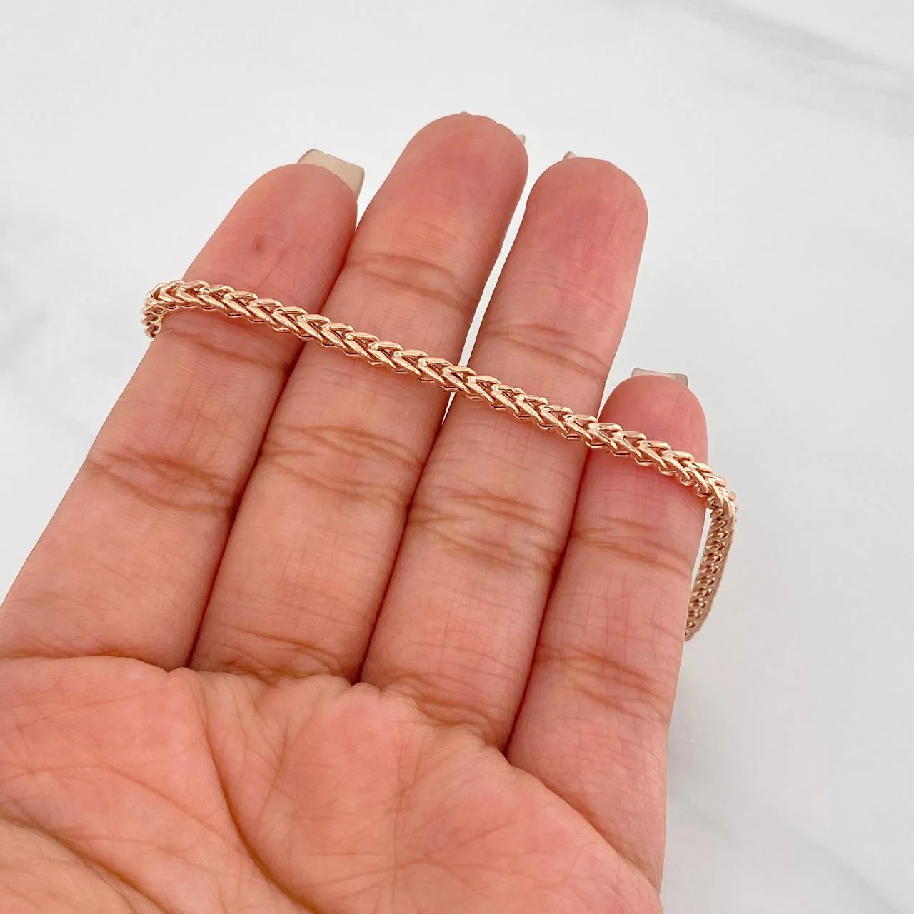 Pulso Lazo 5.15g / 7 3/4 in / 1.6mm Oro Rosa 18K - Image 3