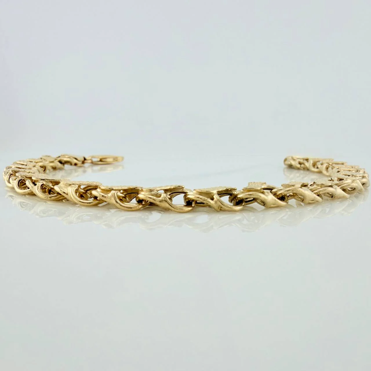 Pulso Nexo 12.05gr / 7 3/4 in / 7mm Oro Amarillo +3 18K $ - Image 2