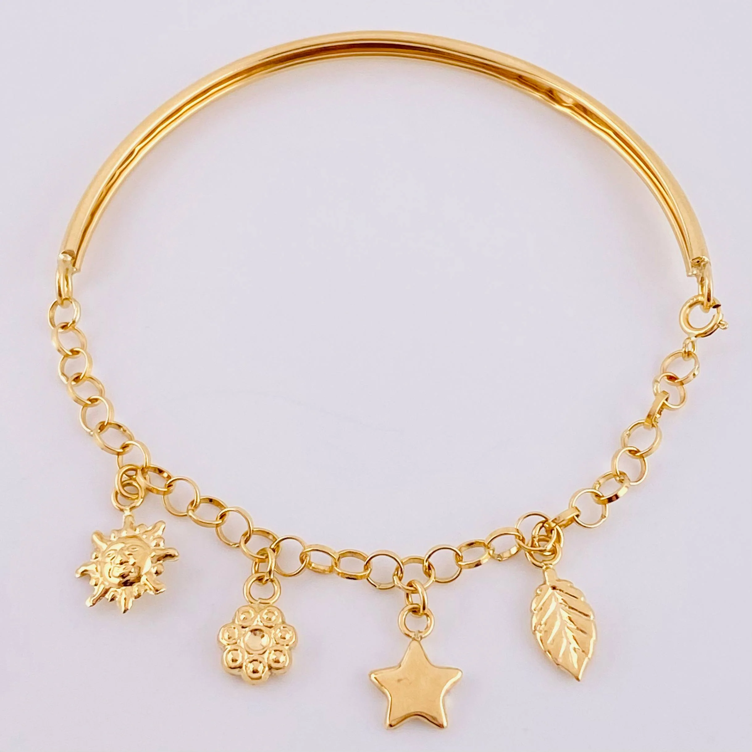 Pulso Roll On Casandra 4.4 g / 6 1/2 in / 3.3 mm Oro Amarillo 18K