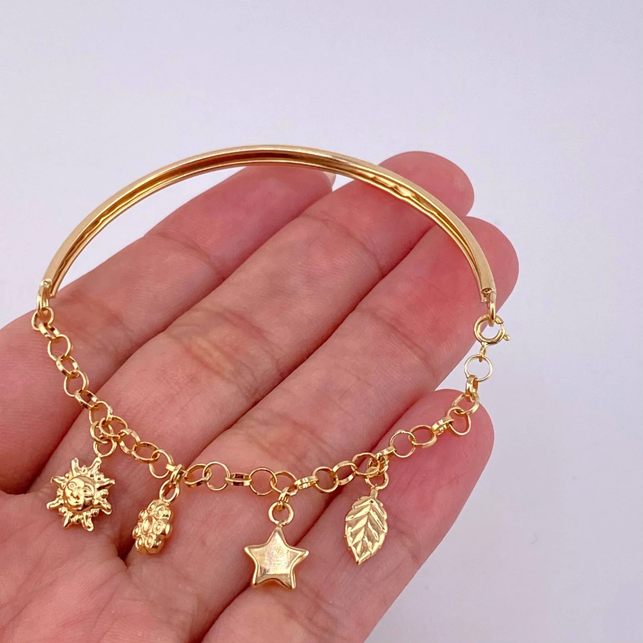 Pulso Roll On Casandra 4.4 g / 6 1/2 in / 3.3 mm Oro Amarillo 18K - Image 3