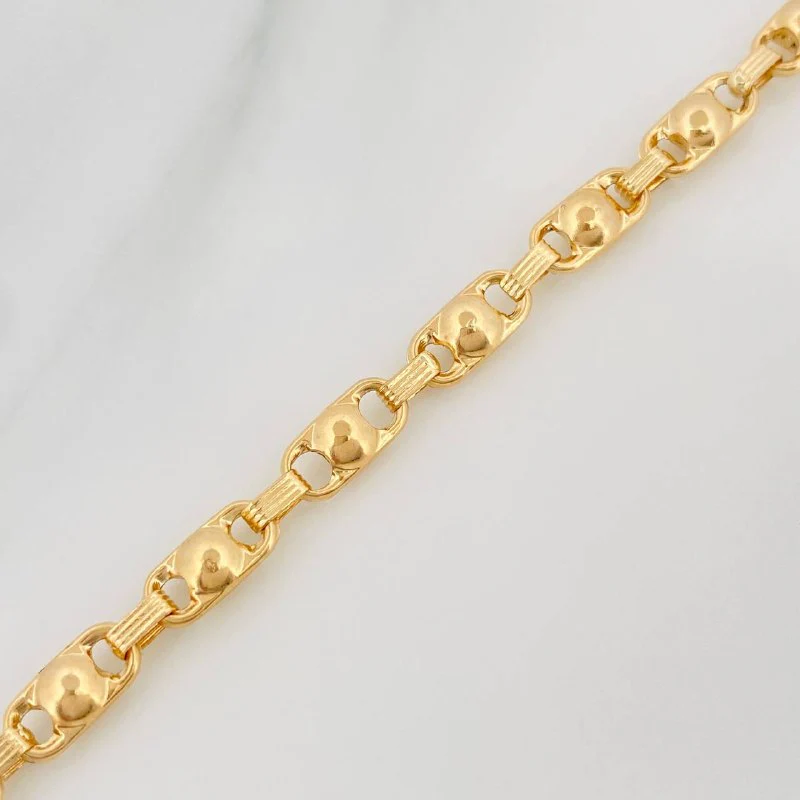 Pulso Rustico Burbuja 4.7 g / 7 1/2 in / 4.3 mm Oro Amarillo 18K - Image 2