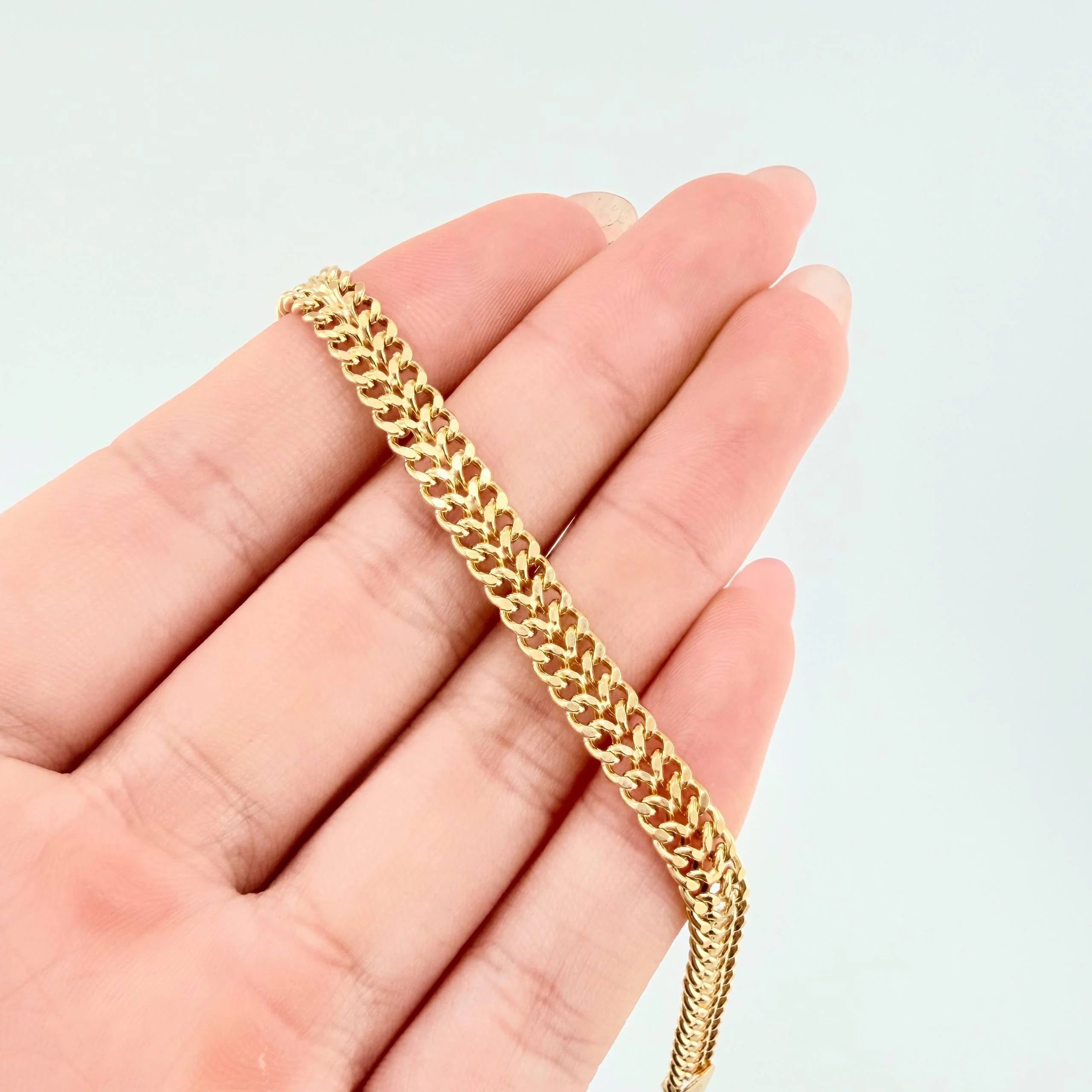 Pulso Sedusa Rectancular 5.2gr / 7 1/4 in / 5.7mm Oro Amarillo +3 18K - Image 3