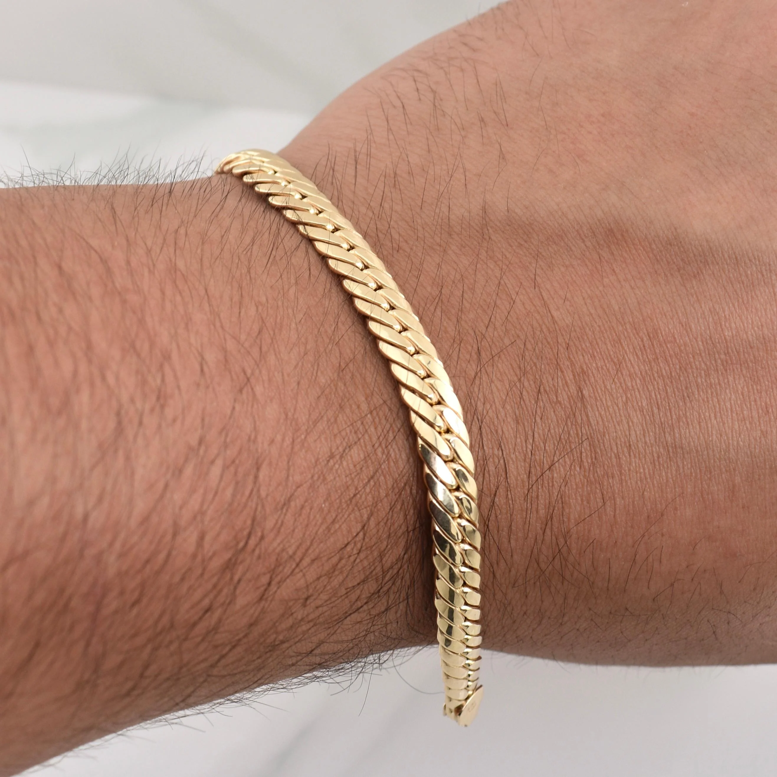 Pulso Serpiente 5.1 g / 8 1/2 in / 6.75 mm Oro Amarillo 18K - Image 3