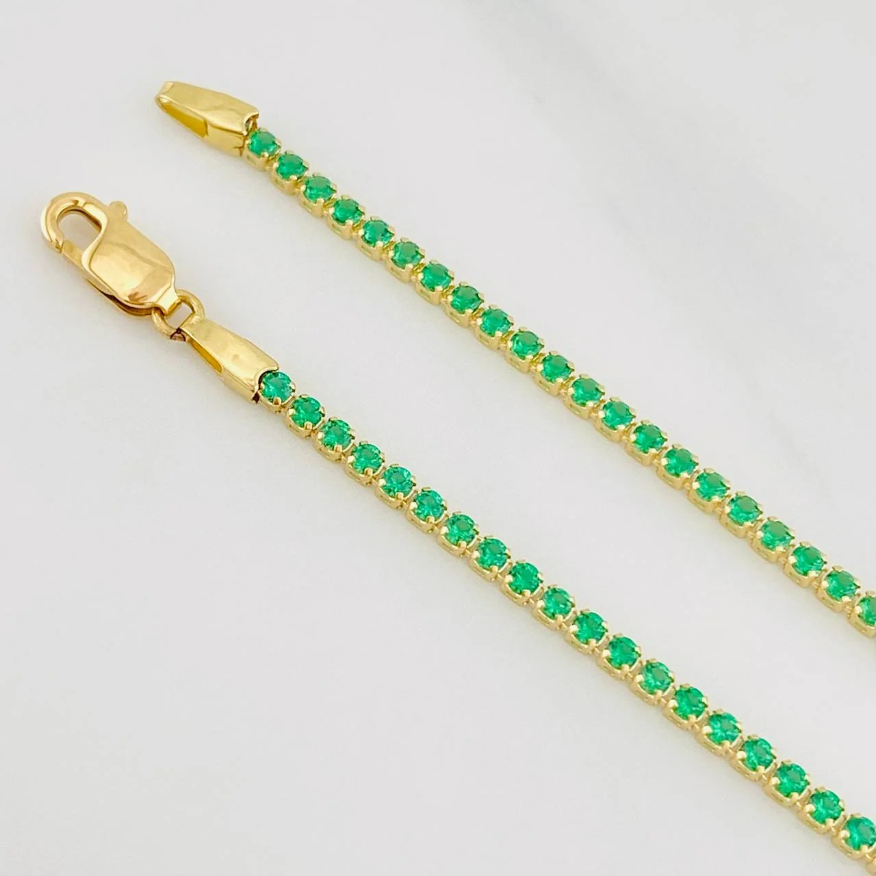 Pulso Tenis 1.7g / 7 in / 1.6mm Oro Amarillo 18K - Image 3