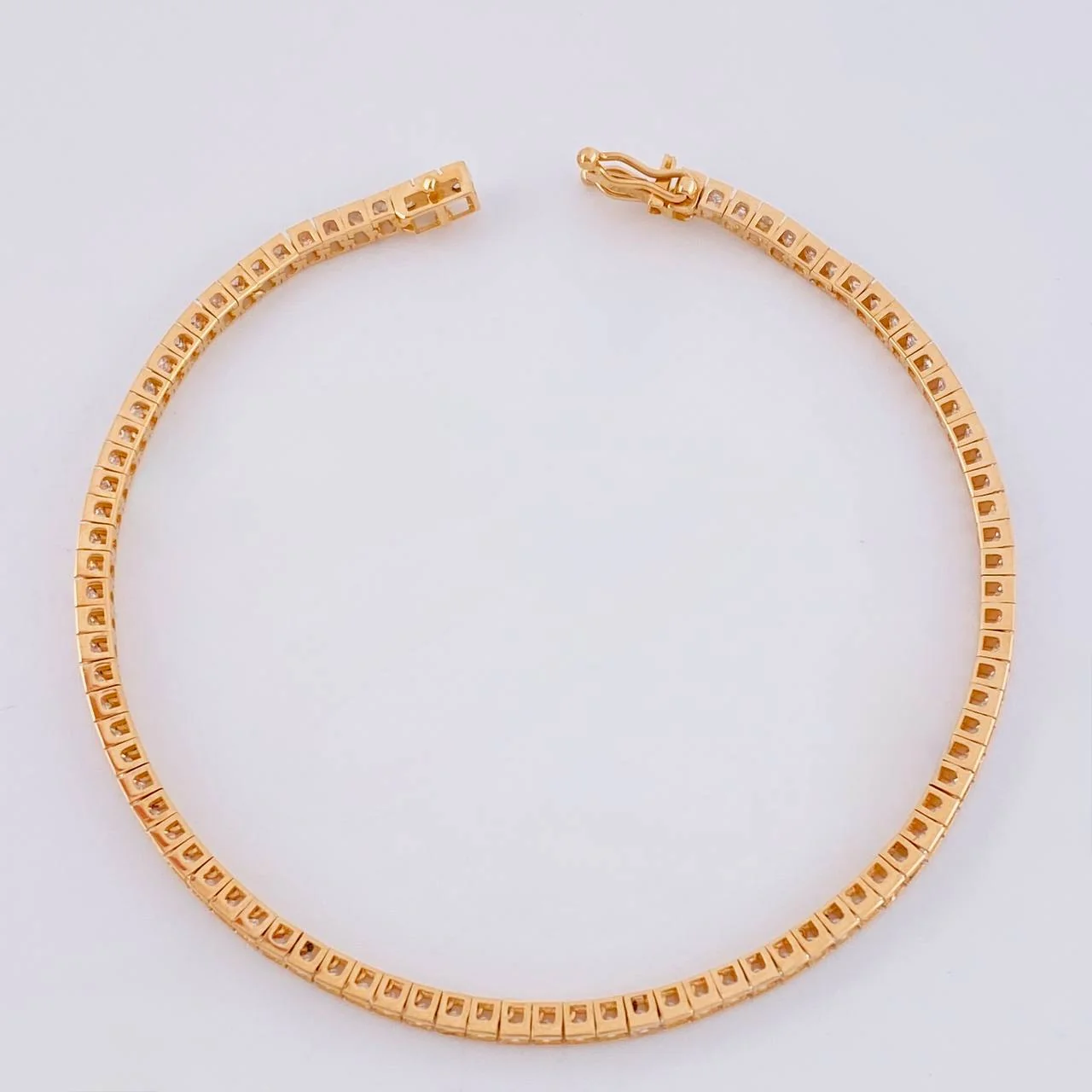 Pulso Tenis 10 g / 7 1/4 in / 2.85 mm Oro Rosa 18K