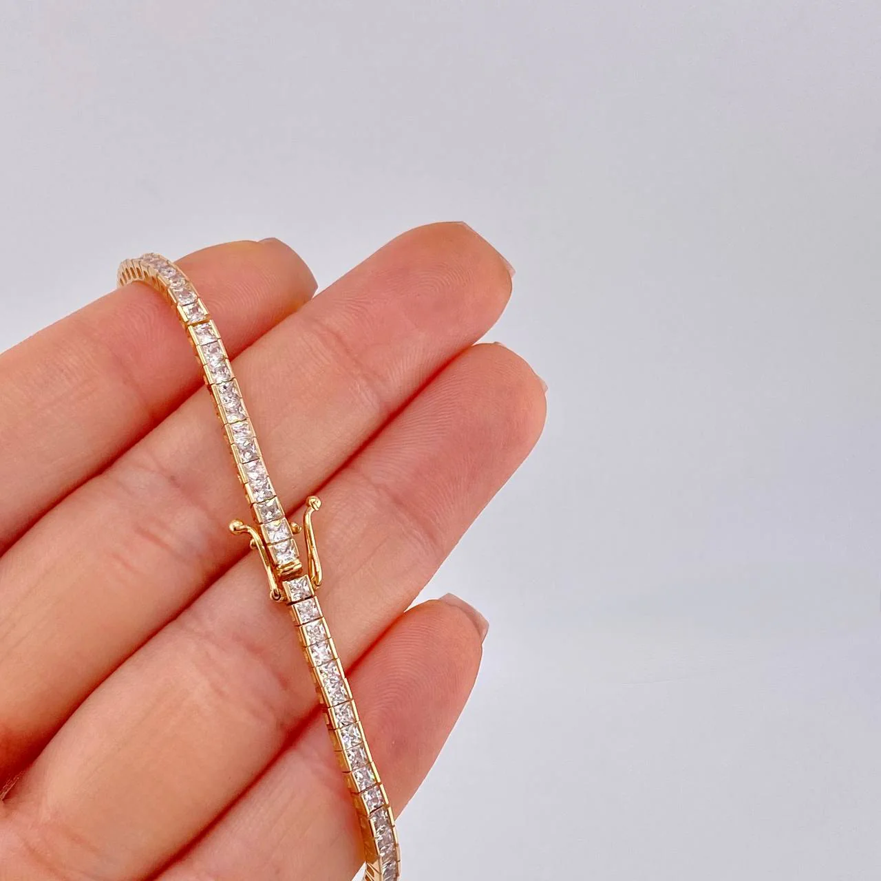 Pulso Tenis 10 g / 7 1/4 in / 2.85 mm Oro Rosa 18K - Image 3