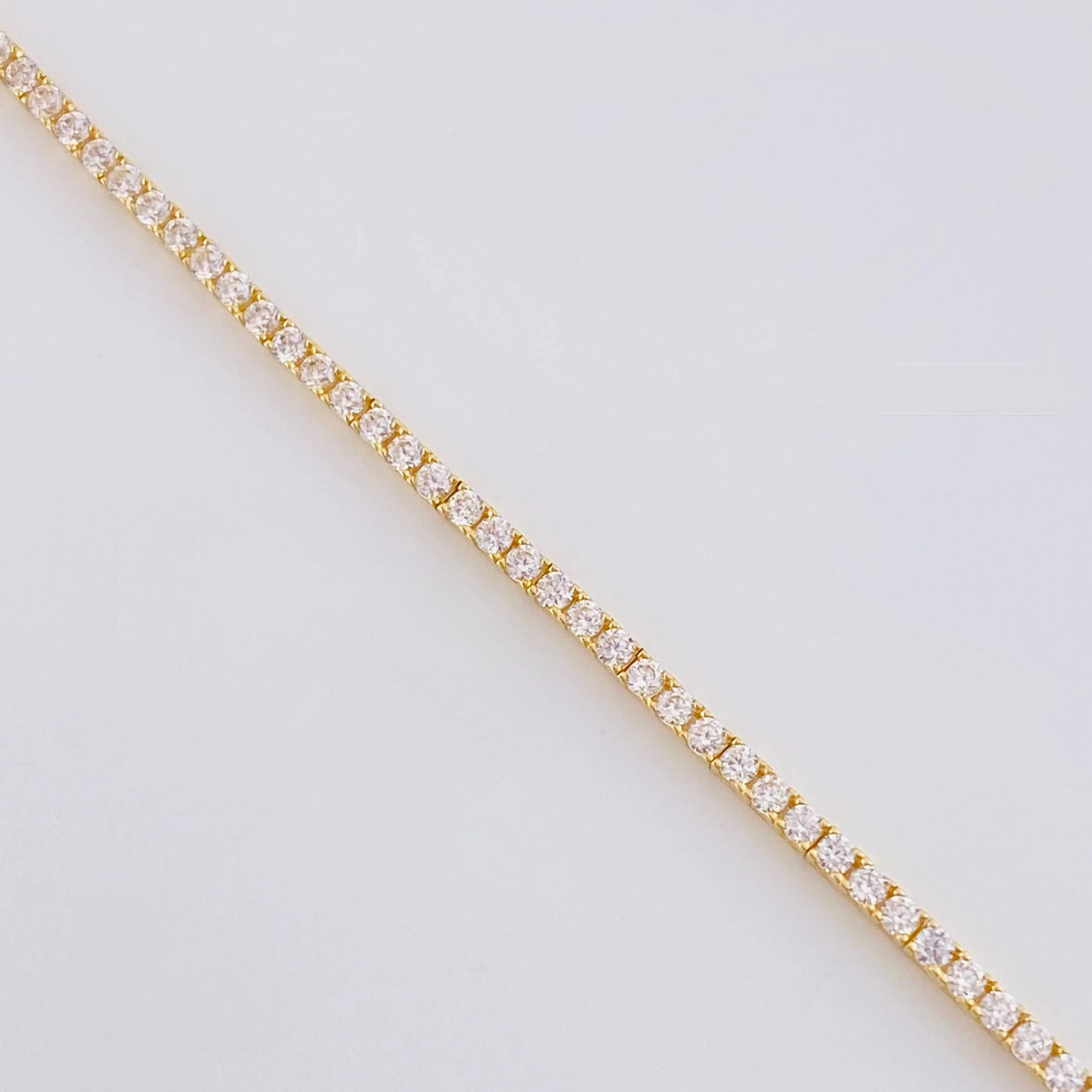 Pulso Tenis 4.15gr / 7 in / 1.6mm Oro Amarillo +4 18K © - Image 3