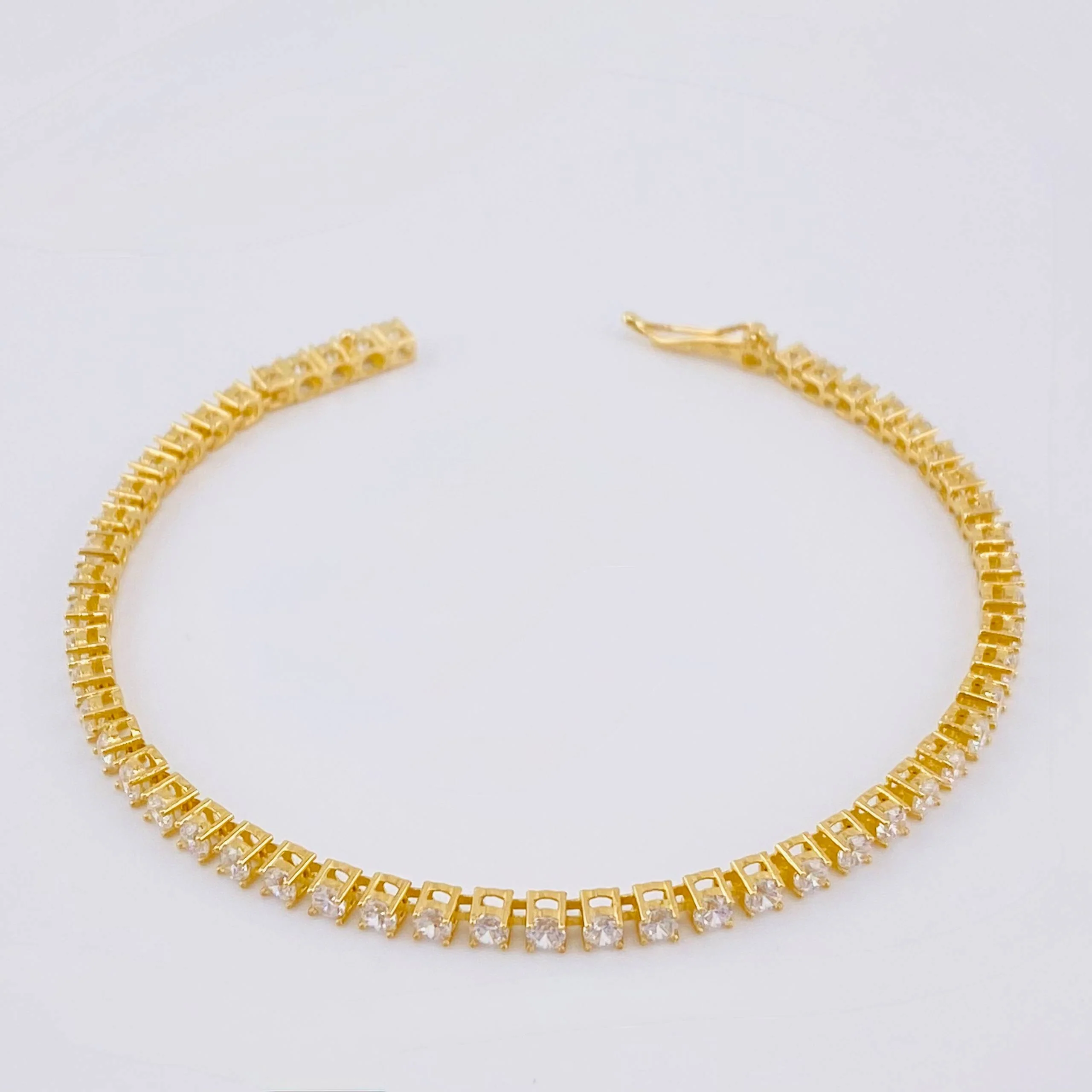 Pulso Tenis 4.65 g / 7 in / 2,15 mm Oro Amarillo 18K - Image 2