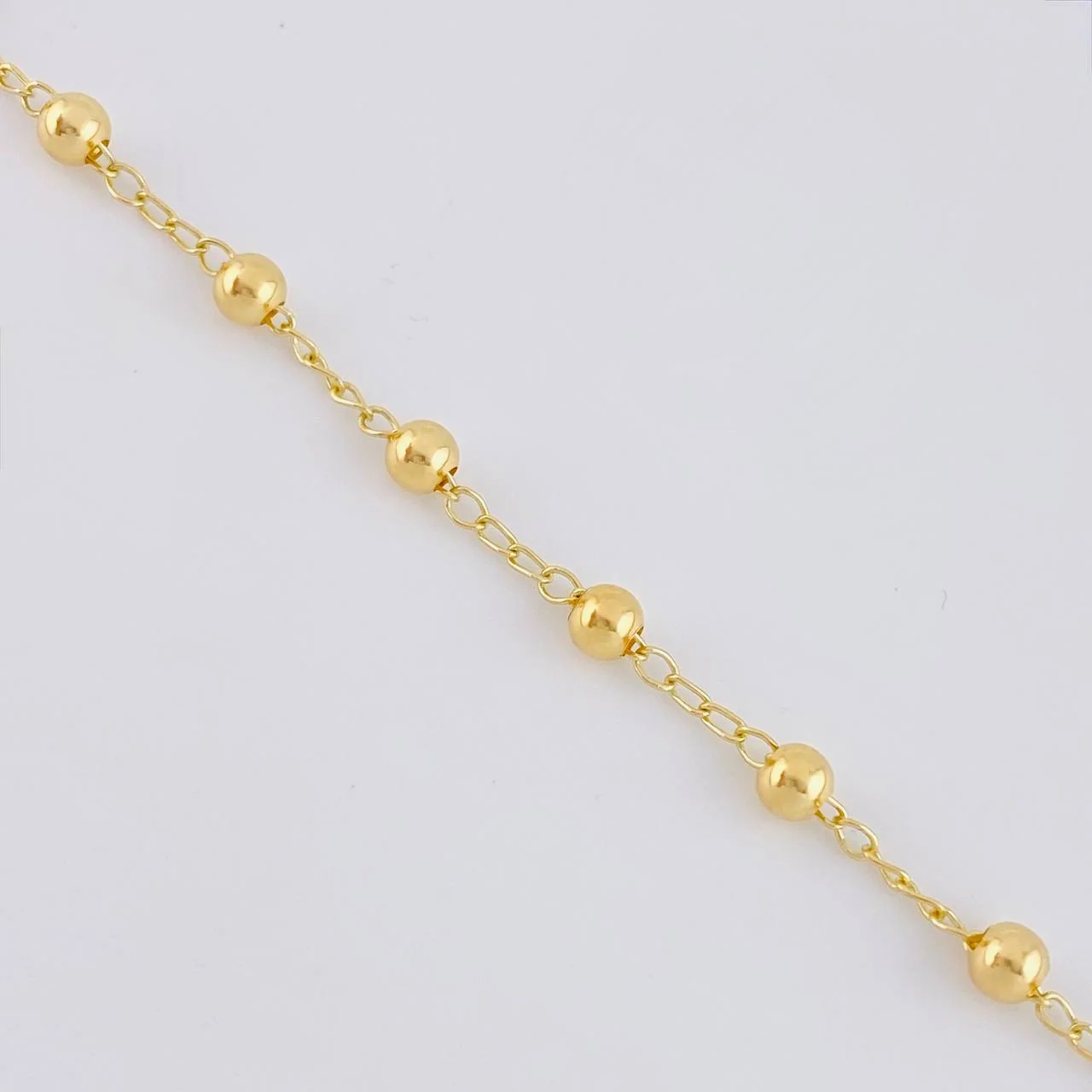 Pulso Tipo Militar 1.75 g / 7 1/4 in / 3 mm Oro Amarillo 18K - Image 2