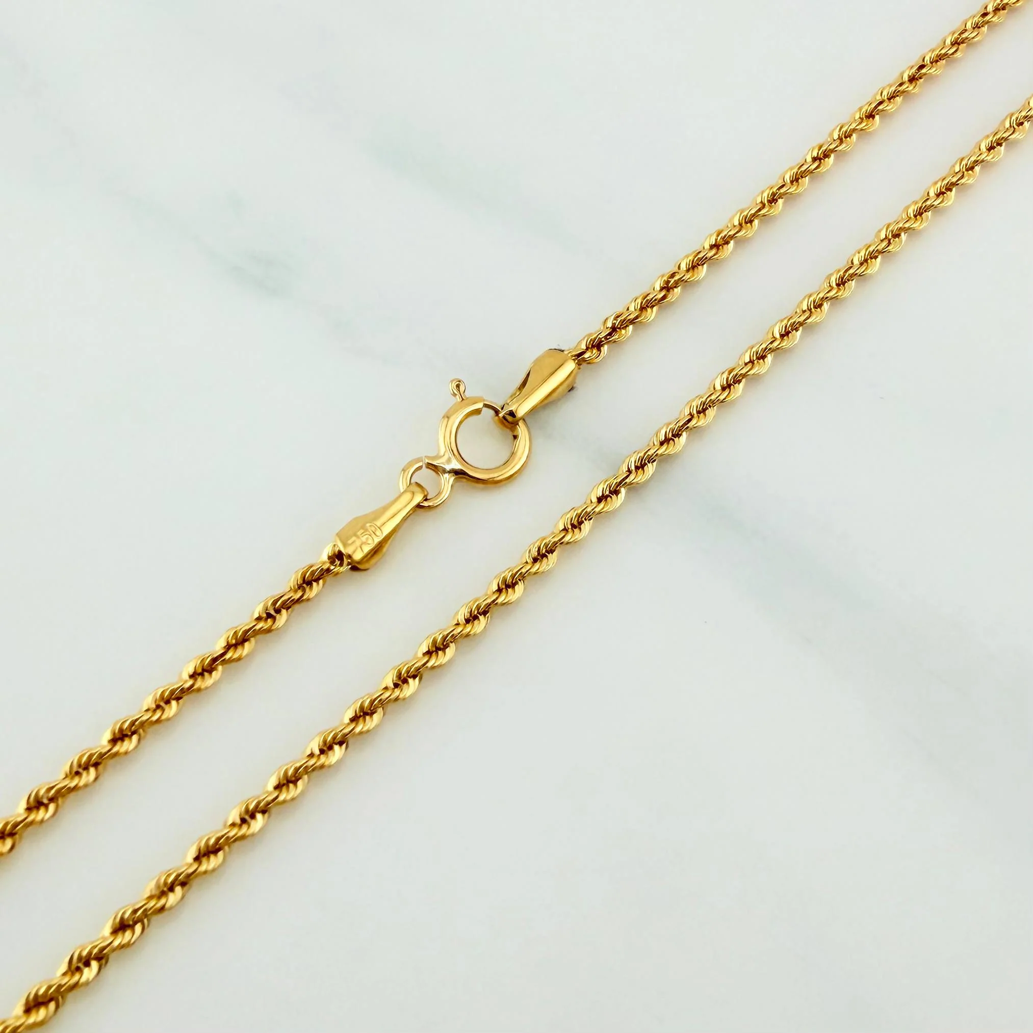 Set Cadena Lazo + Dije Herradura Caballo / 3.65gr / 23 3/4 in Oro Amarillo 18K - Image 4