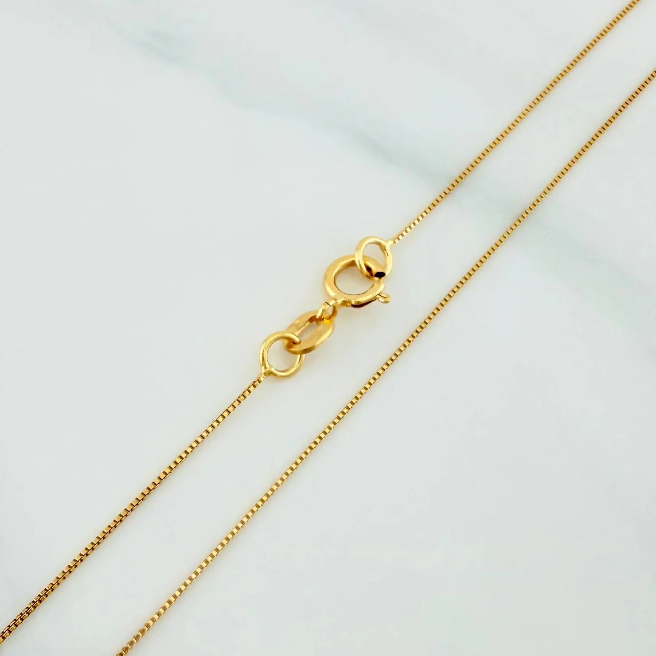 Set Cadena Veneciana + Dije Corazon / 1,15gr / 17 3/4 in Oro Amarillo 18K - Image 3