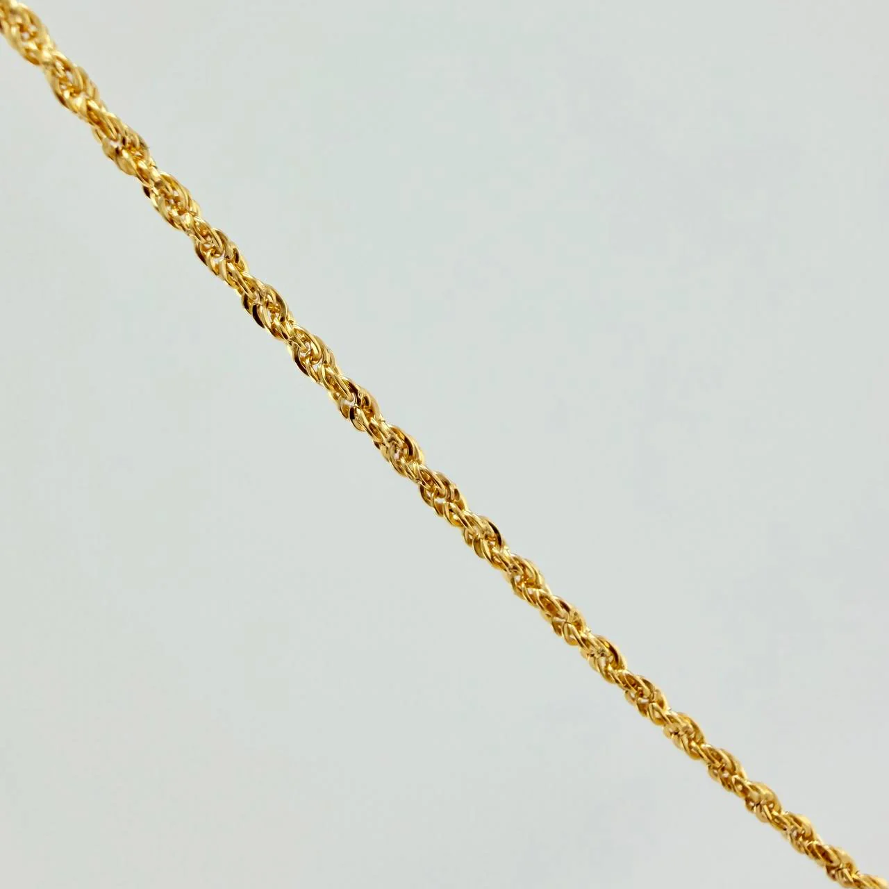Set Cadena y Dije Lazo + Estrella 1.35gr / 15 3/4 in / 1.39mm Oro Amarillo 18K (Oferta) & - Image 5