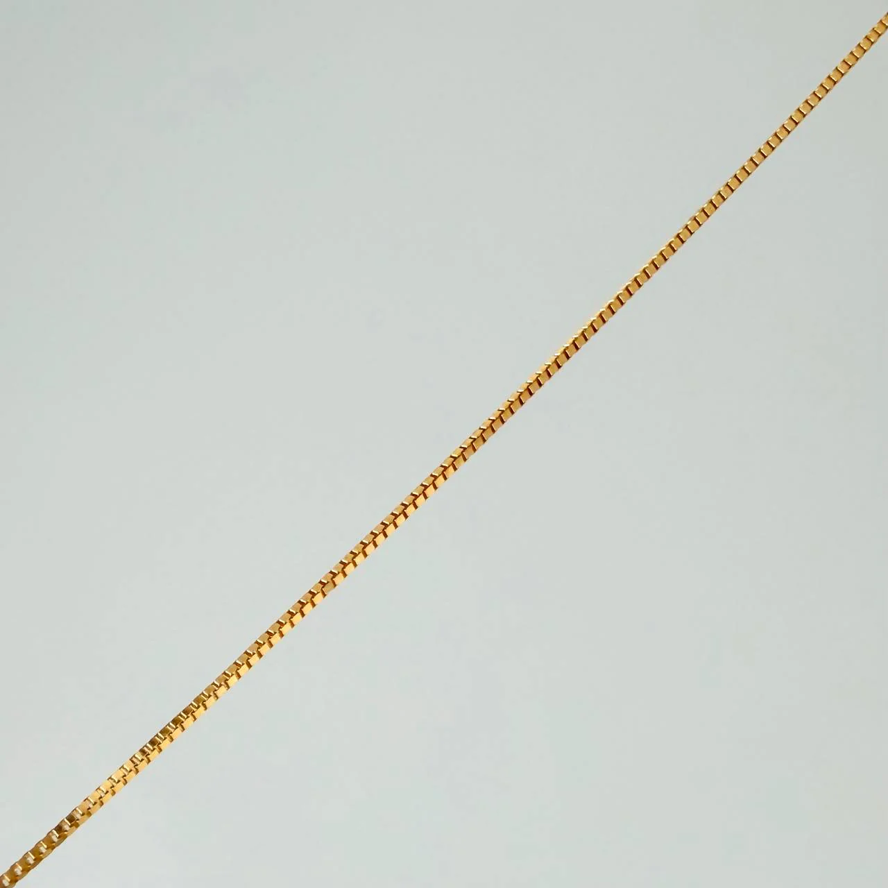 Set Cadena y Dije Veneciana+Virgen Guadalupe 1.3gr / 17 3/4 in / 0.3mm Oro Amarillo 18K $ - Image 5