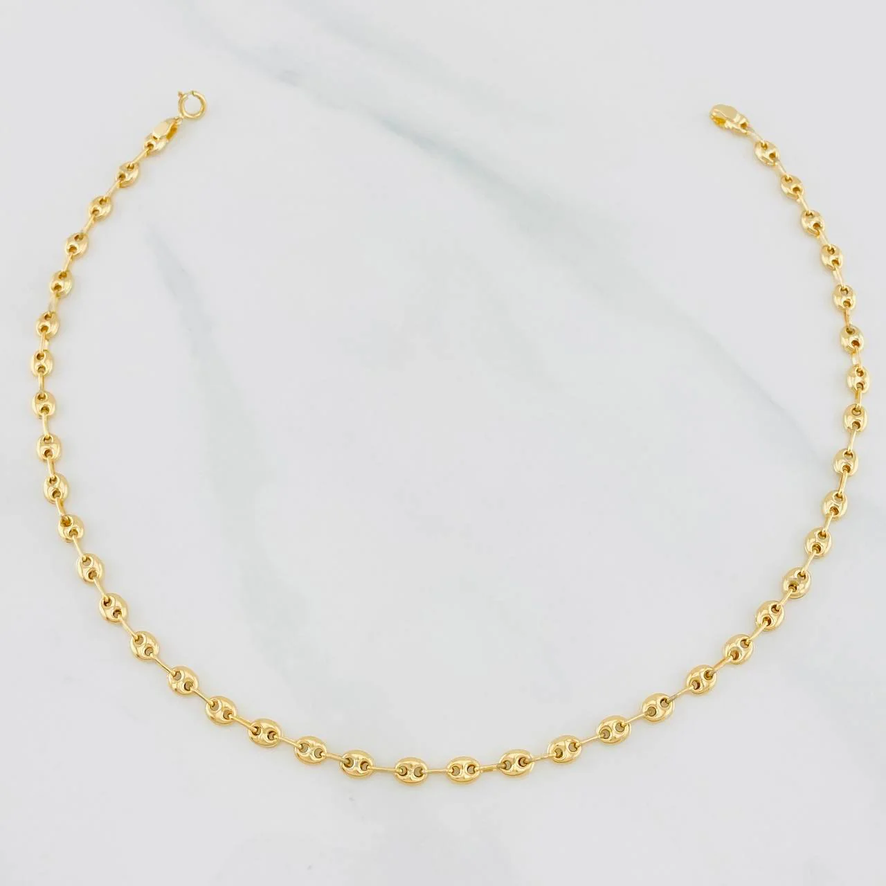 Tobillera Gc 2.45g / 10 1/4 in / 3.18mm Oro Amarillo 18K