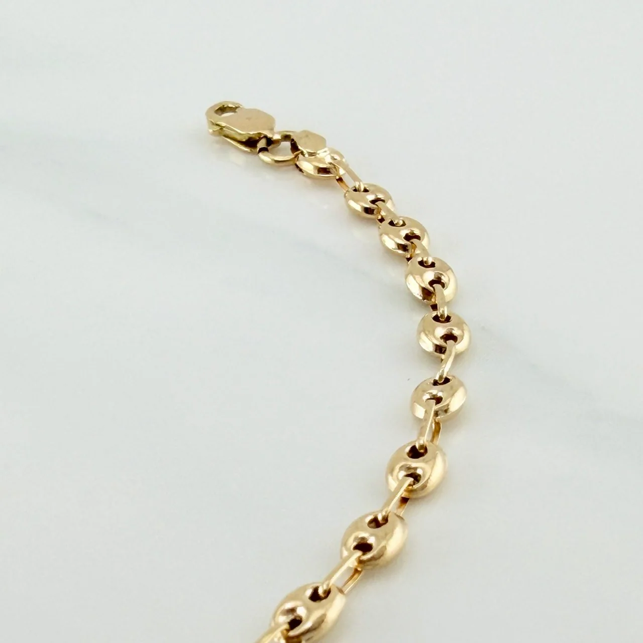 Tobillera Gc 2.65 g / 9 1/2 in / 3.15 mm Oro Amarillo 18K - Image 2