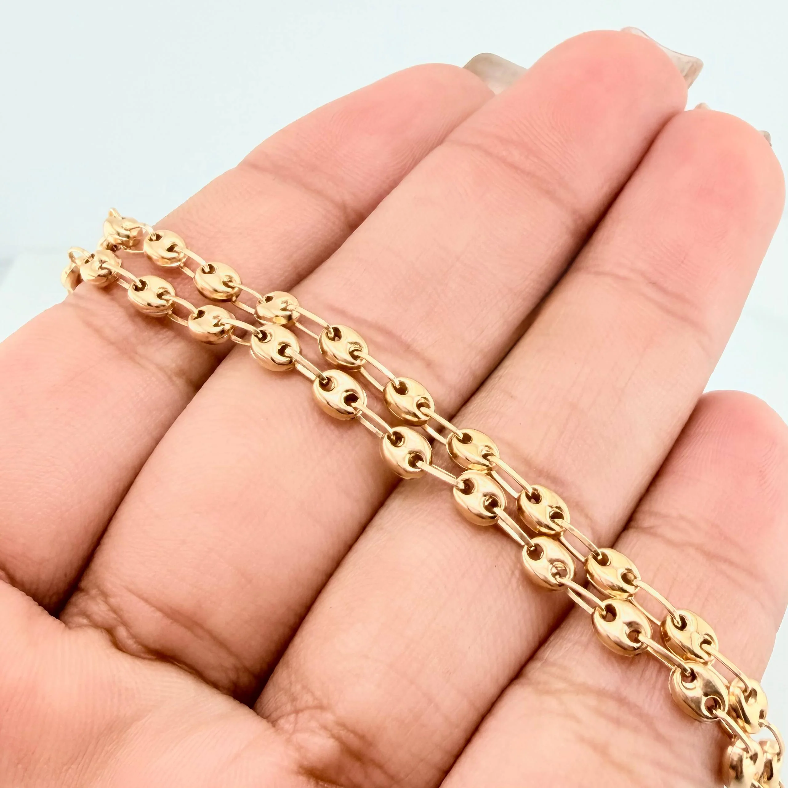 Tobillera Gc 2.75 g / 10 3/4 in / 2.8 mm Oro Amarillo 18K - Image 4
