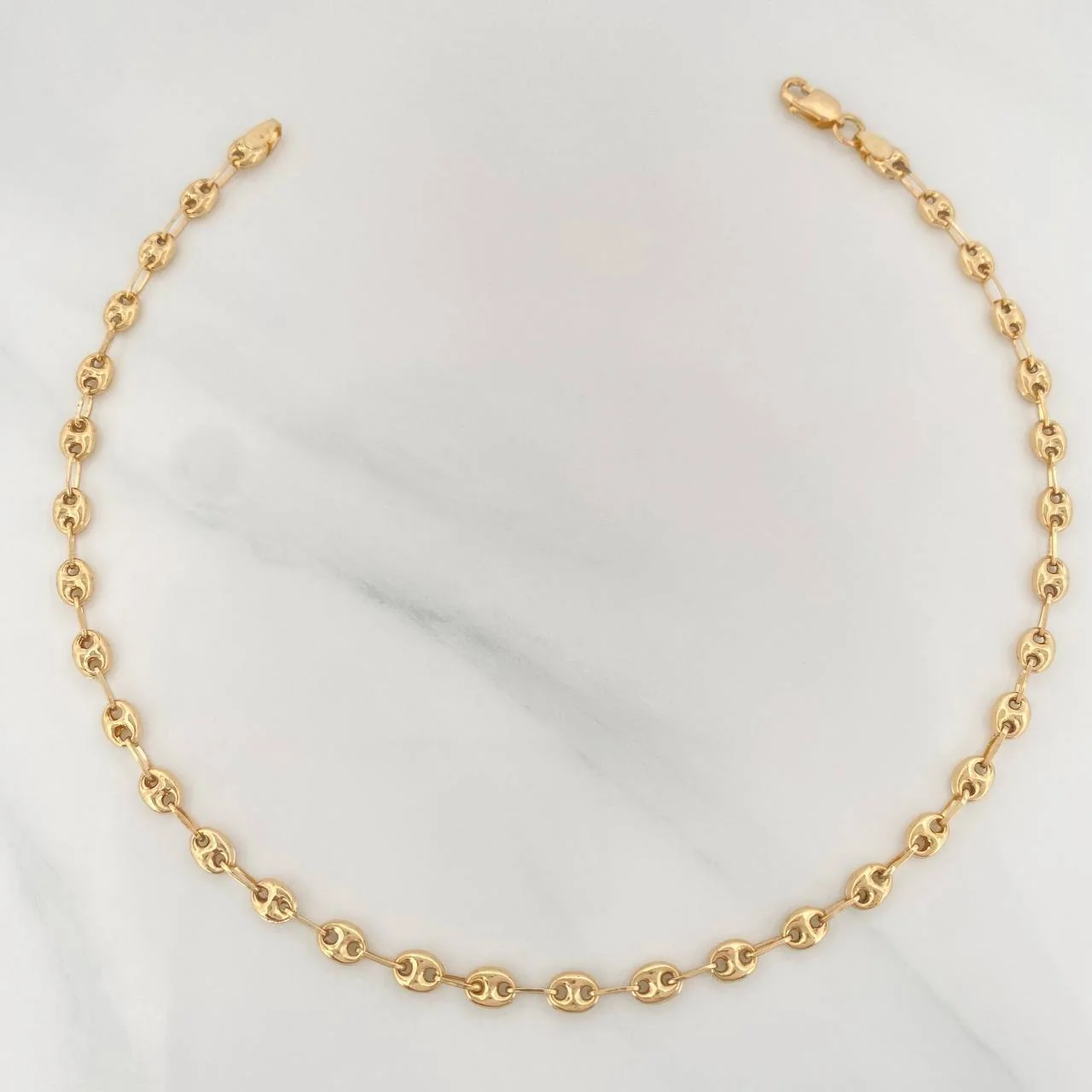 Tobillera Gc 2.85 g / 10 in / 3.5 mm Oro Amarillo 18K
