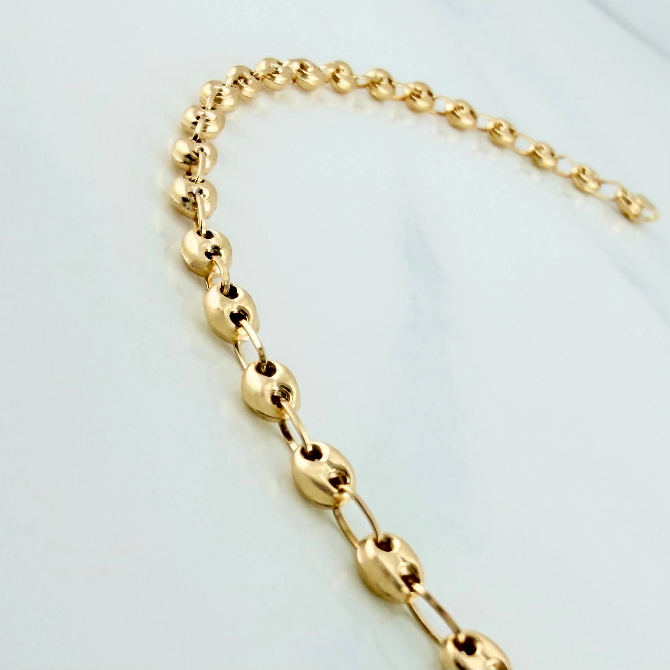 Tobillera Gc 3.05 g / 10 1/2 in / 3 mm Oro Amarillo 18K - Image 2