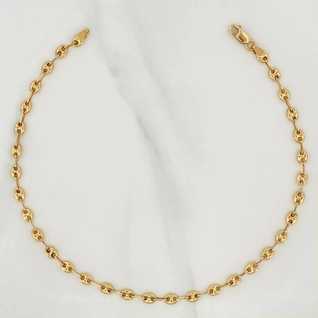 Tobillera Gc 3 g / 10 1/4 in / 3.3 mm Oro Amarillo 18K