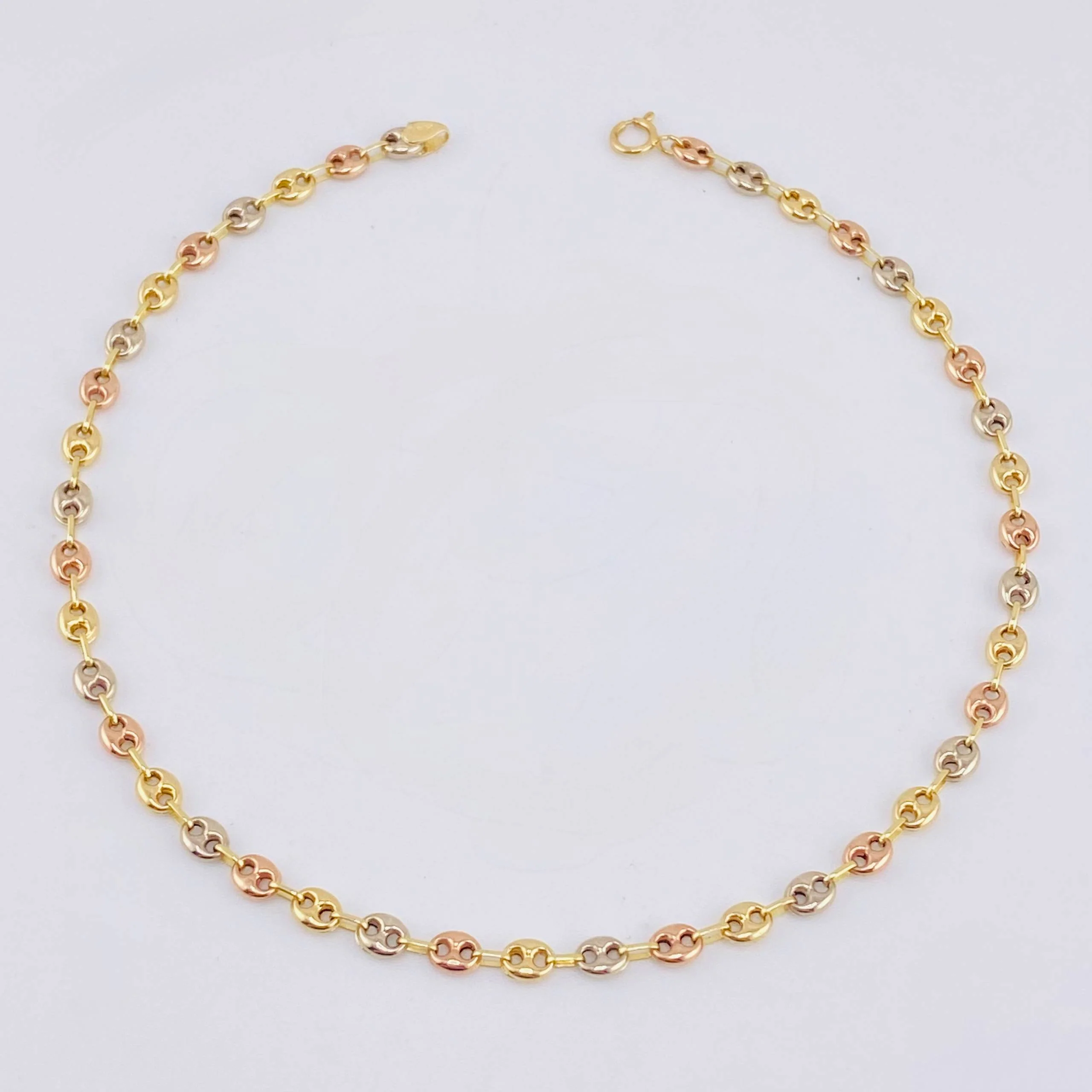 Tobillera Gc 4.3gr / 9 3/4 in / 5.2mm Tres Oros 18K *