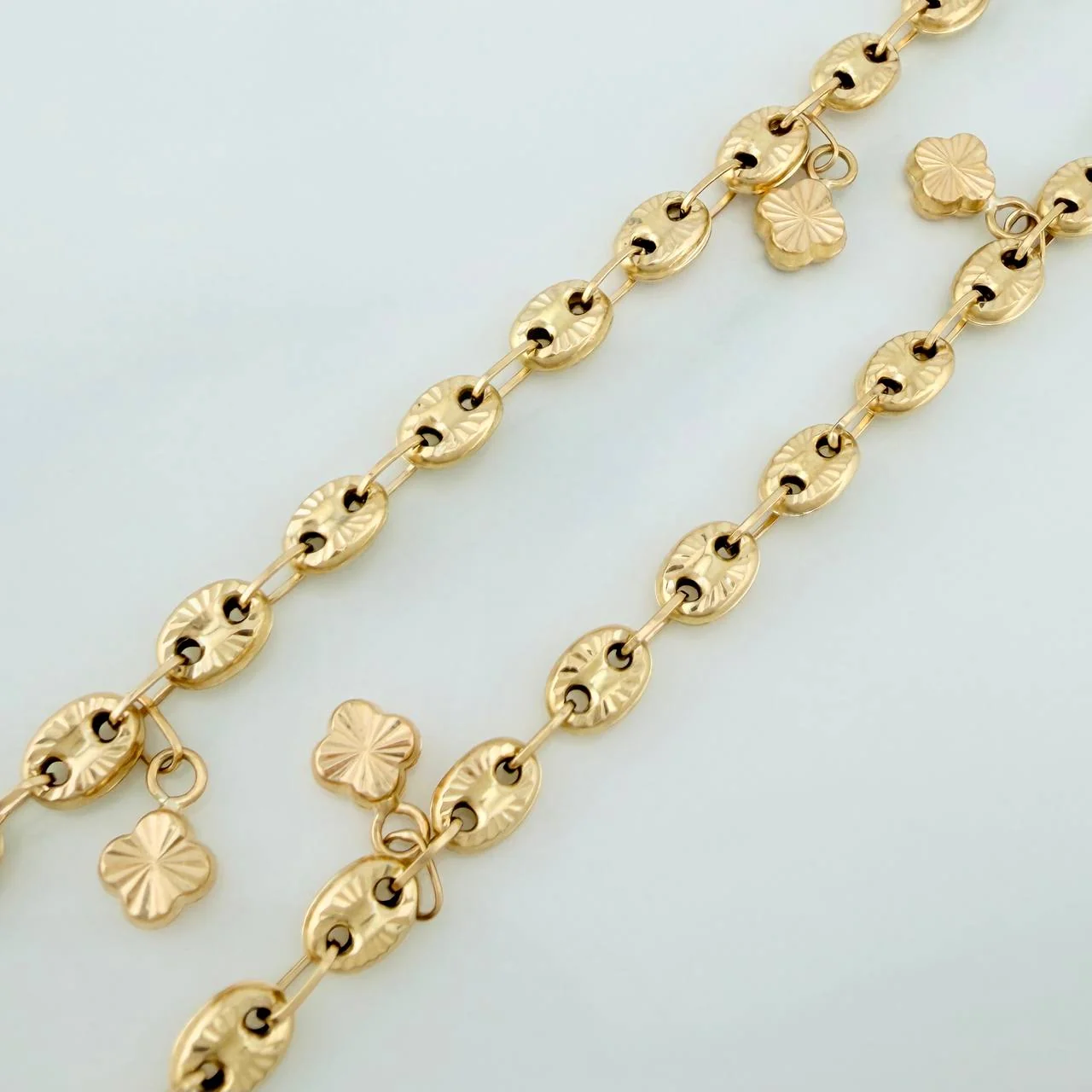 Tobillera Gc 6.75 g / 10 1/4 in / 5 mm Oro Amarillo 18K - Image 3