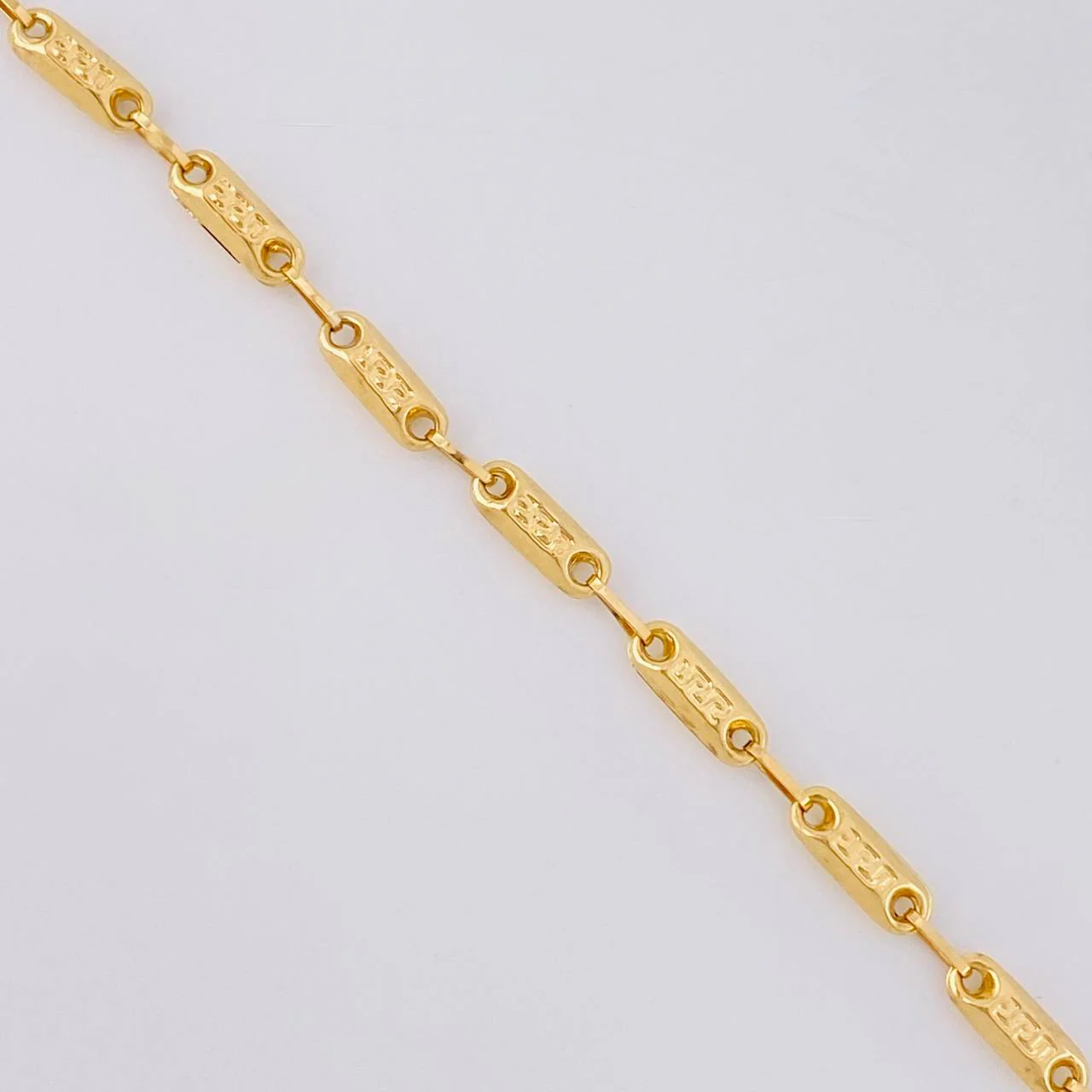 Tobillera Rustico Tribal 4.2 g / 10 in / 3.6 mm Oro Amarillo 18K - Image 2