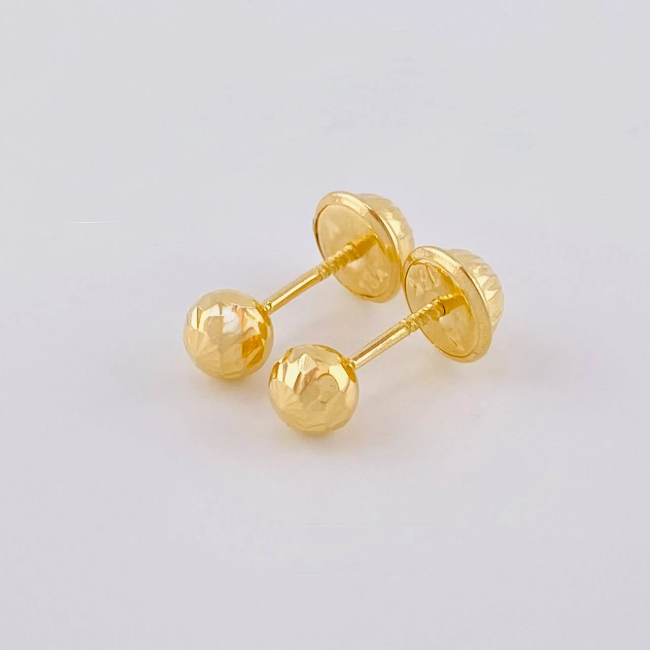 Topos Bola Diamantada 0.6 g / in / 5 mm Oro Amarillo 18K - Image 3