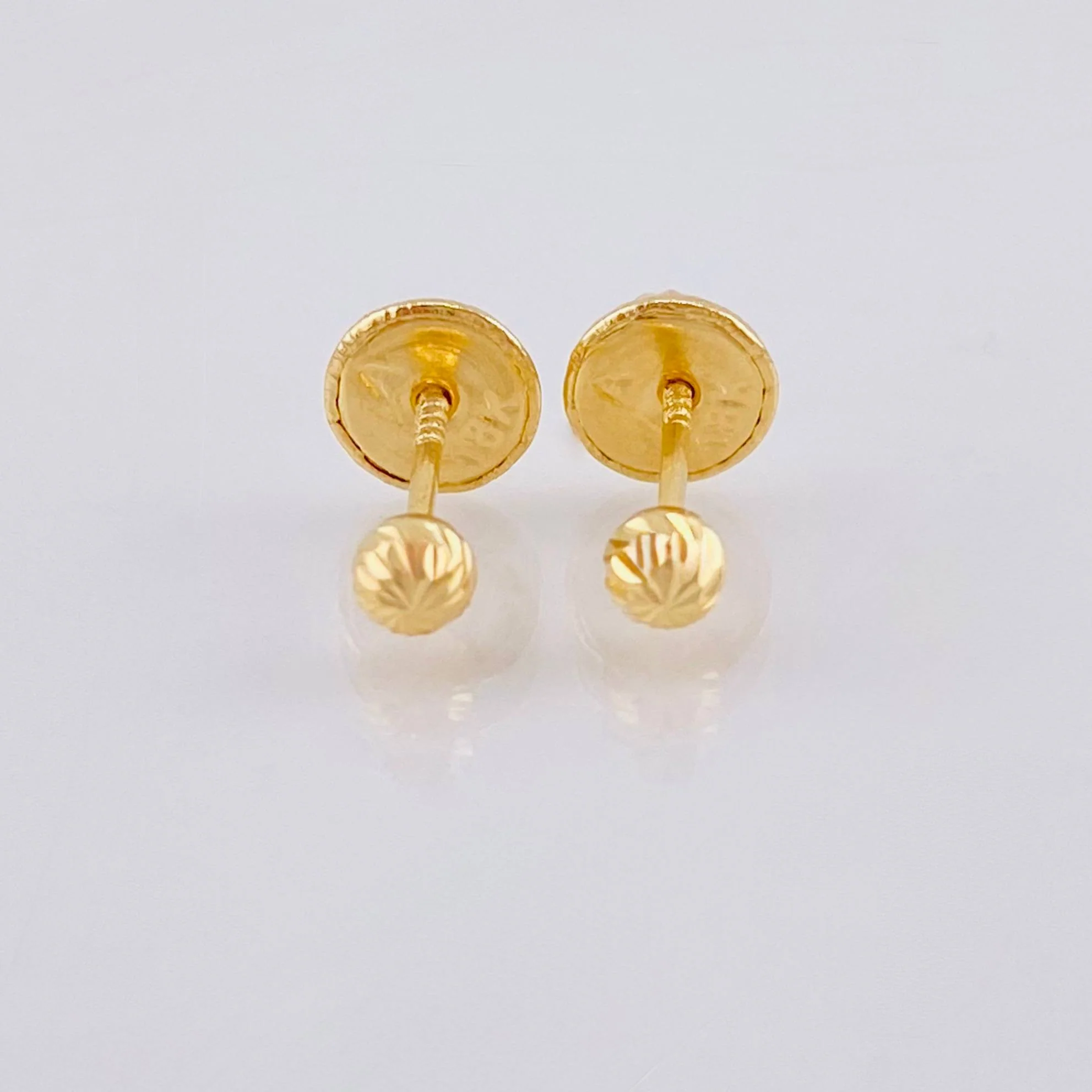 Topos Bola Diamantado 0.4gr / 3mm Oro Amarillo 18K