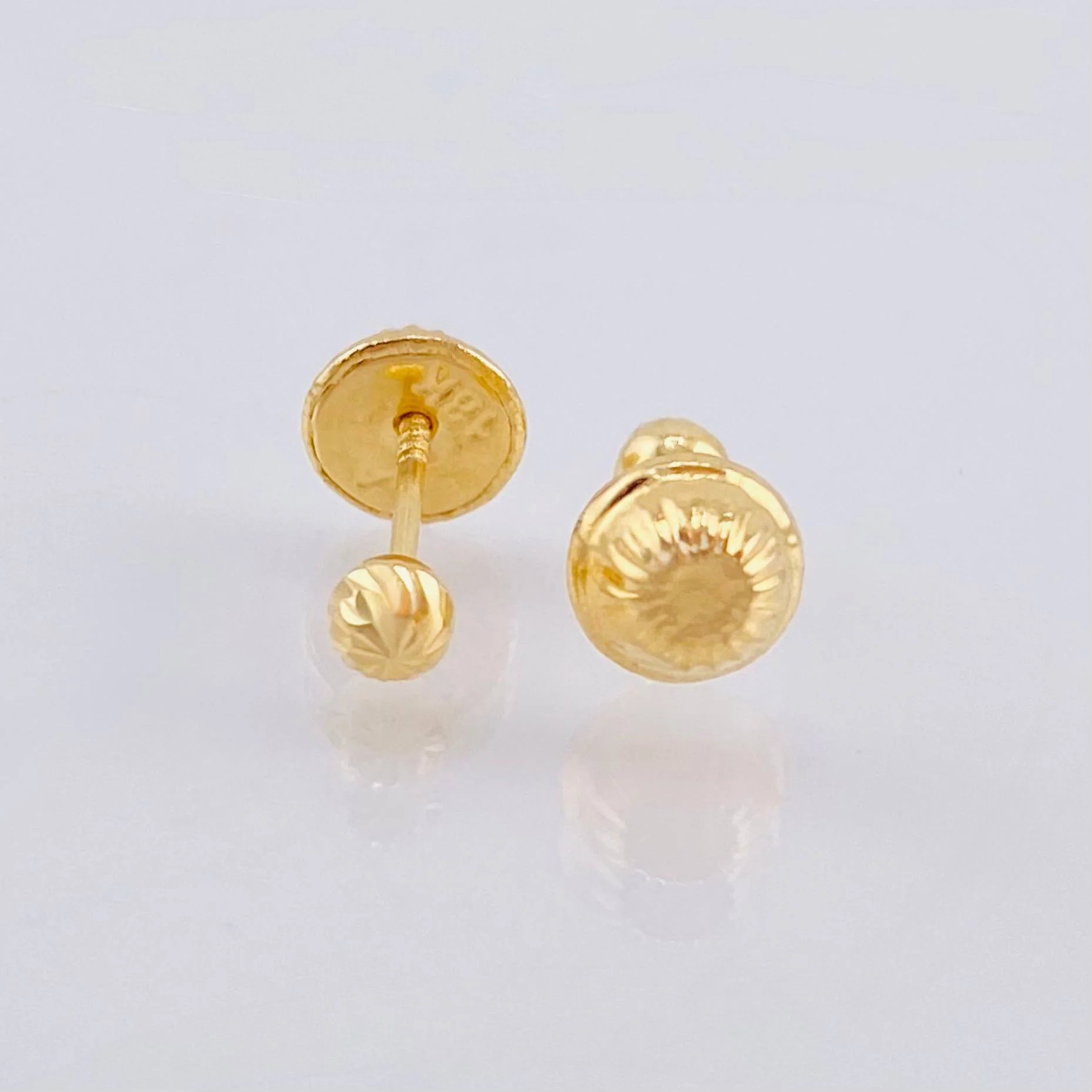 Topos Bola Diamantado 0.4gr / 3mm Oro Amarillo 18K - Image 3