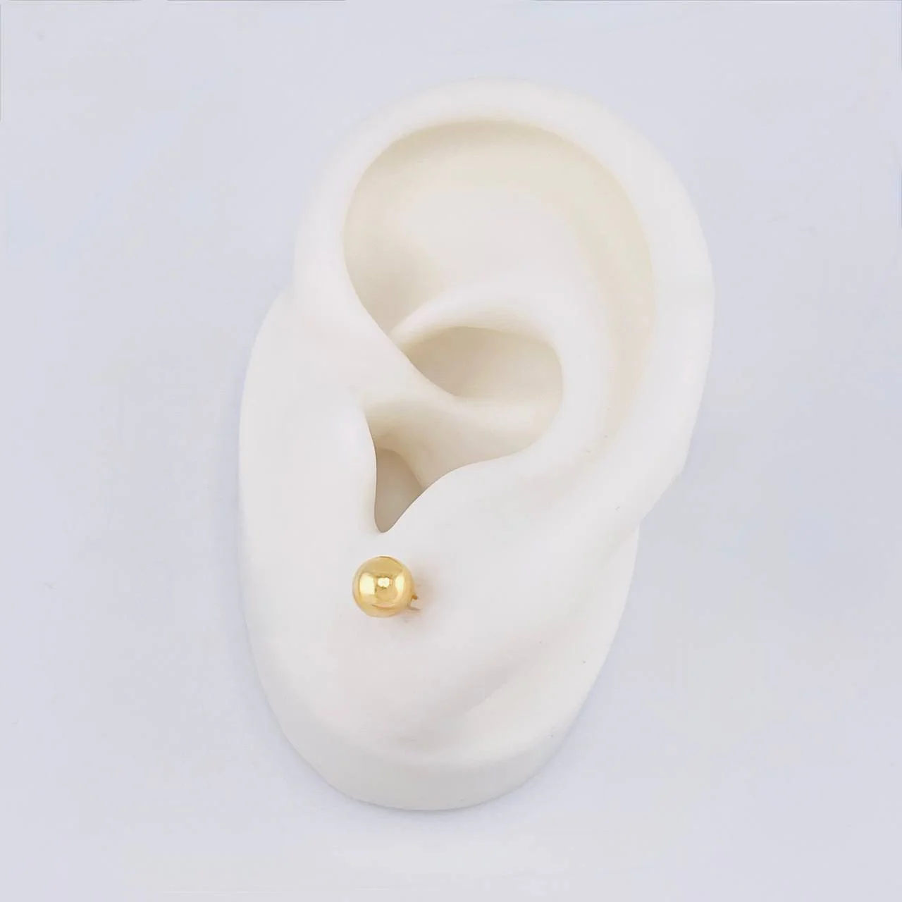 Topos Bola Lisa 0.5 g / in / 5 mm Oro Amarillo 18K - Image 4