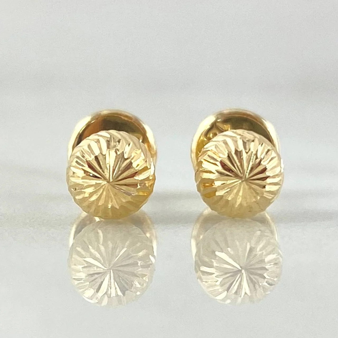 Topos Bolas Diamantada 0.7g / in / 6mm Oro Amarillo 18K