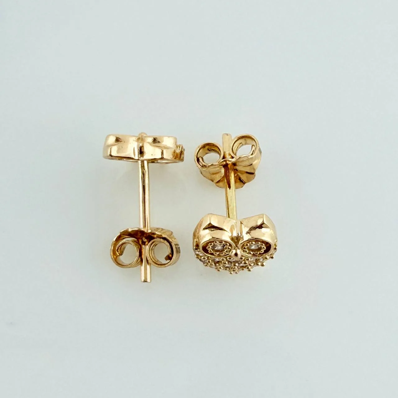 Topos Buho 1.4gr / 7.6mm Oro Amarillo 18K % - Image 4