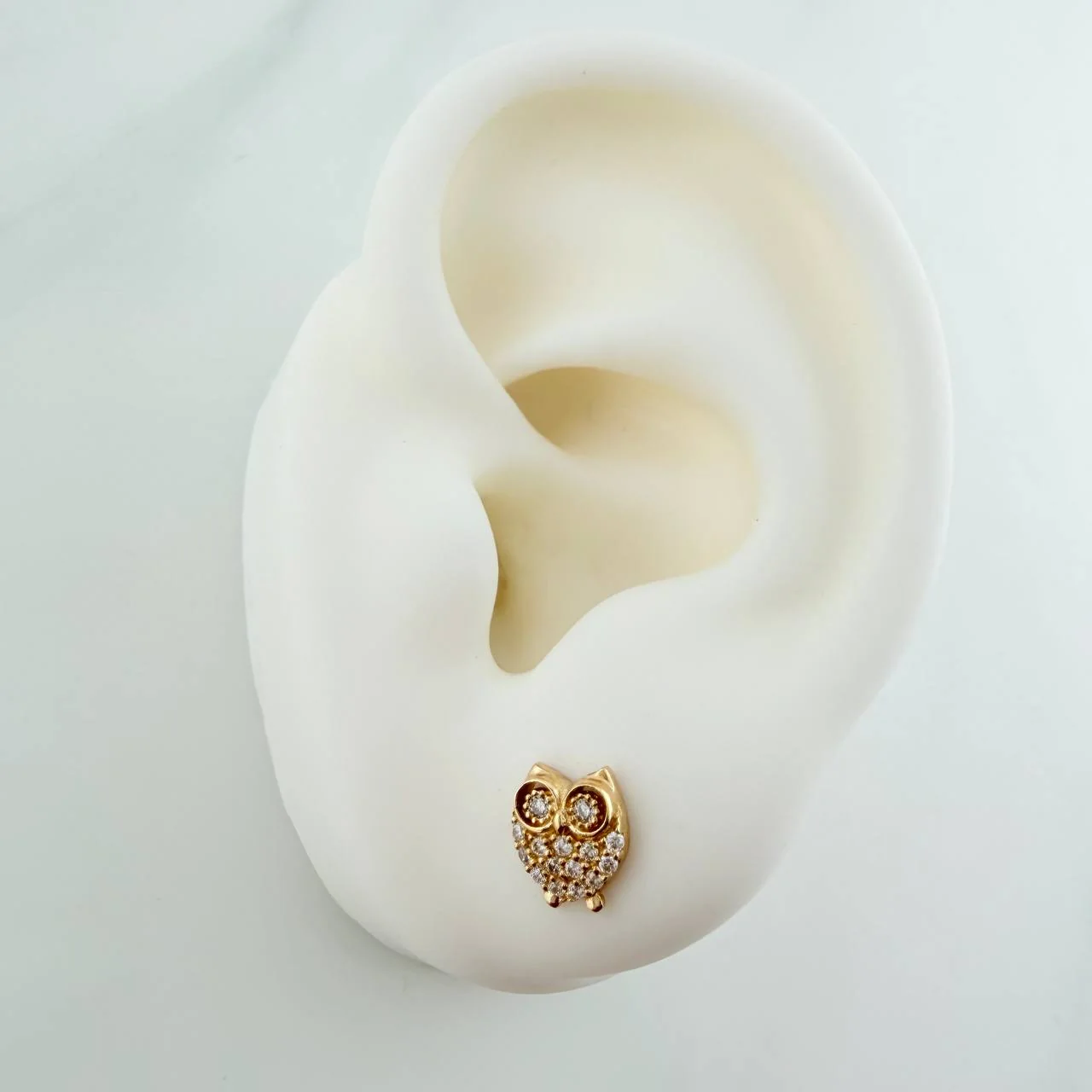 Topos Buho 1.4gr / 7.6mm Oro Amarillo 18K % - Image 6