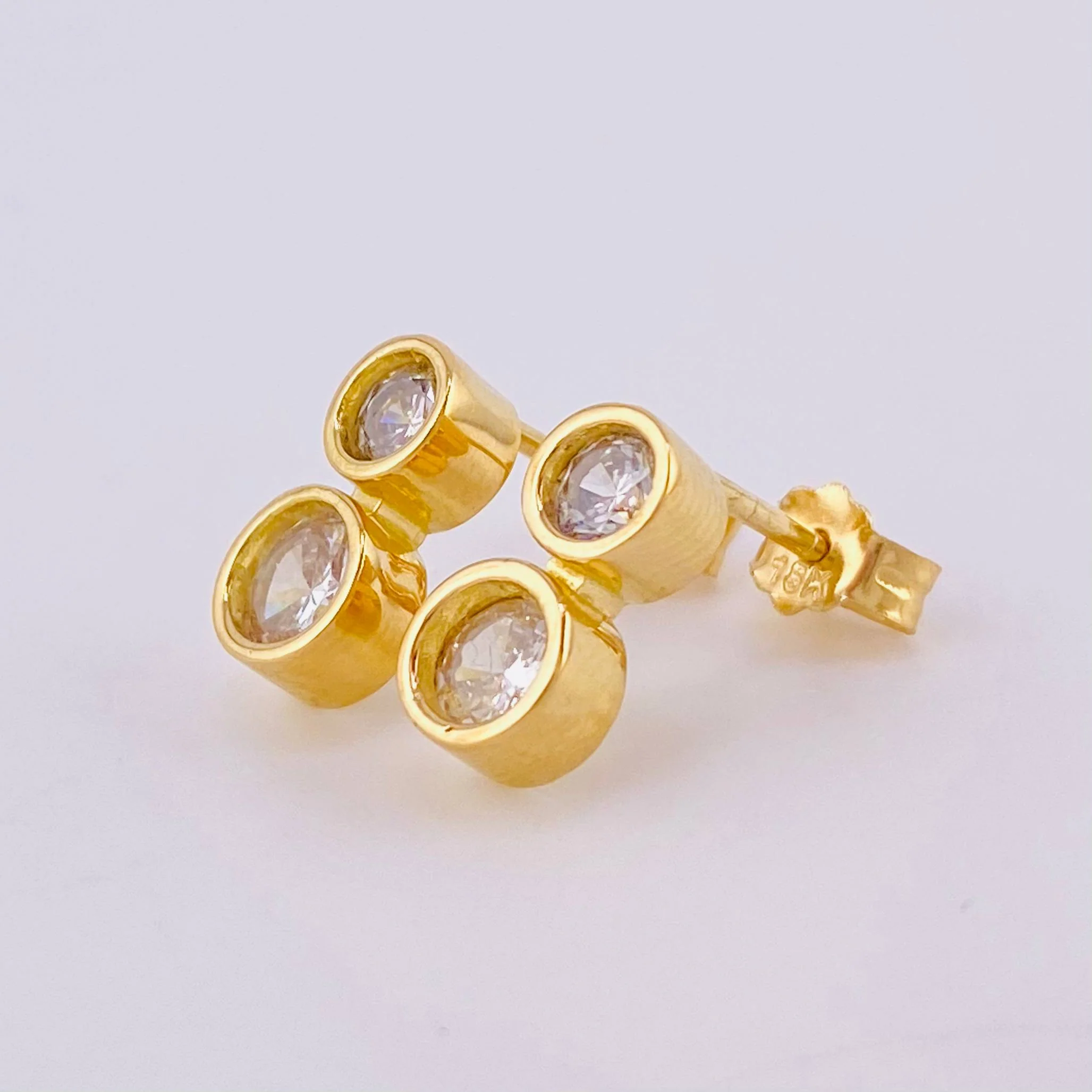 Topos Cesta Circular 3.2 g / in / 10 mm Oro Amarillo 18K - Image 2