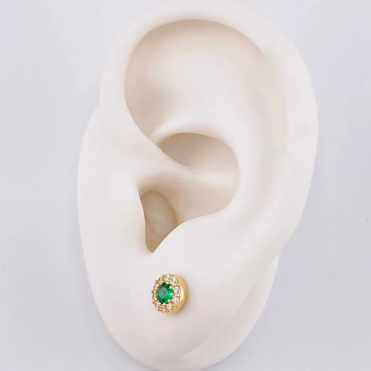Topos Circular Tupido 1.2g / in / 6.15mm Oro Amarillo 18K - Image 4