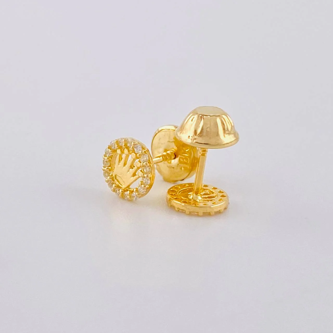 Topos Circulo Corona 0.7g / in / 5.6mm Oro Amarillo 18K - Image 3