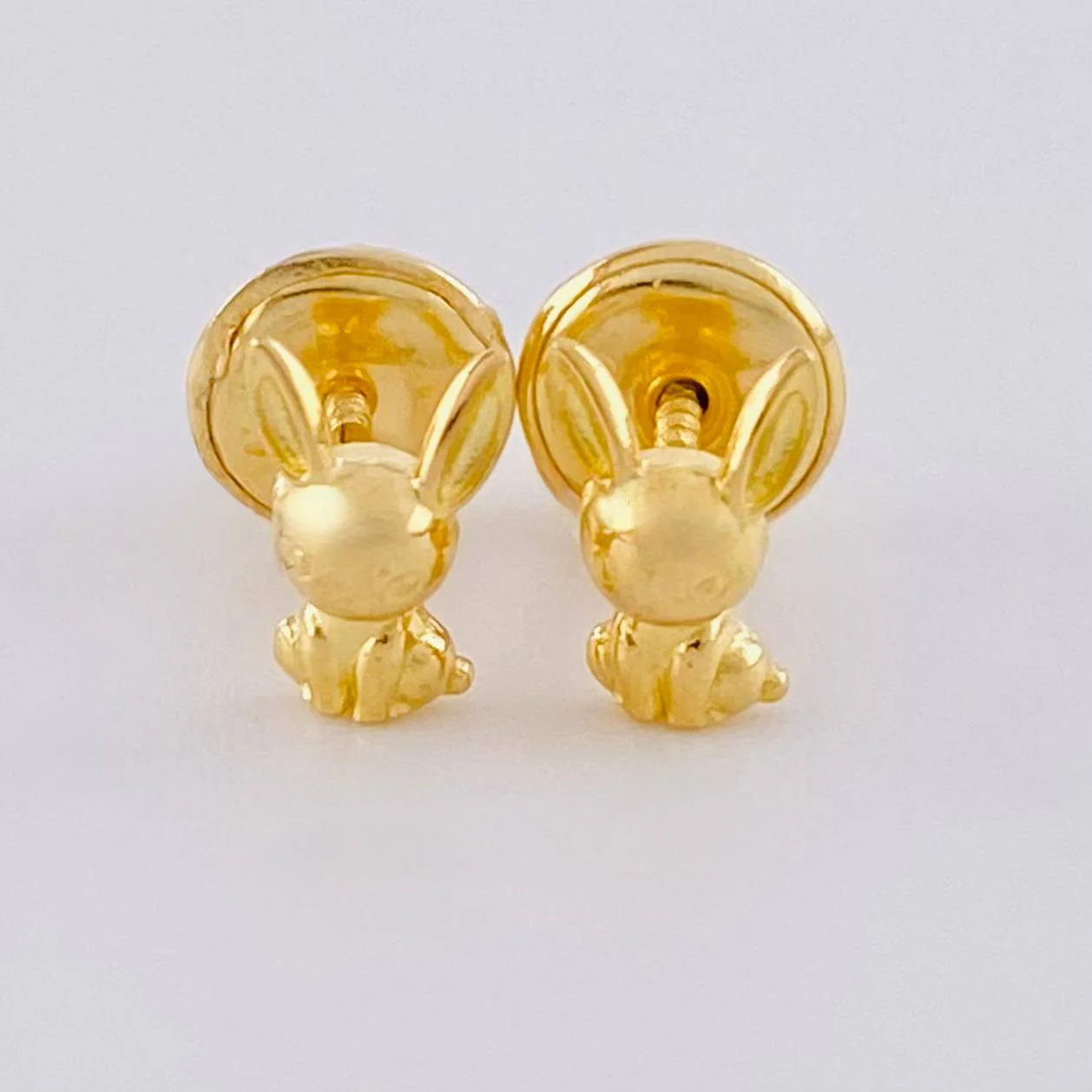 Topos Conejo De Pascua 0.6 g / in / 6.3 mm Oro Amarillo 18K