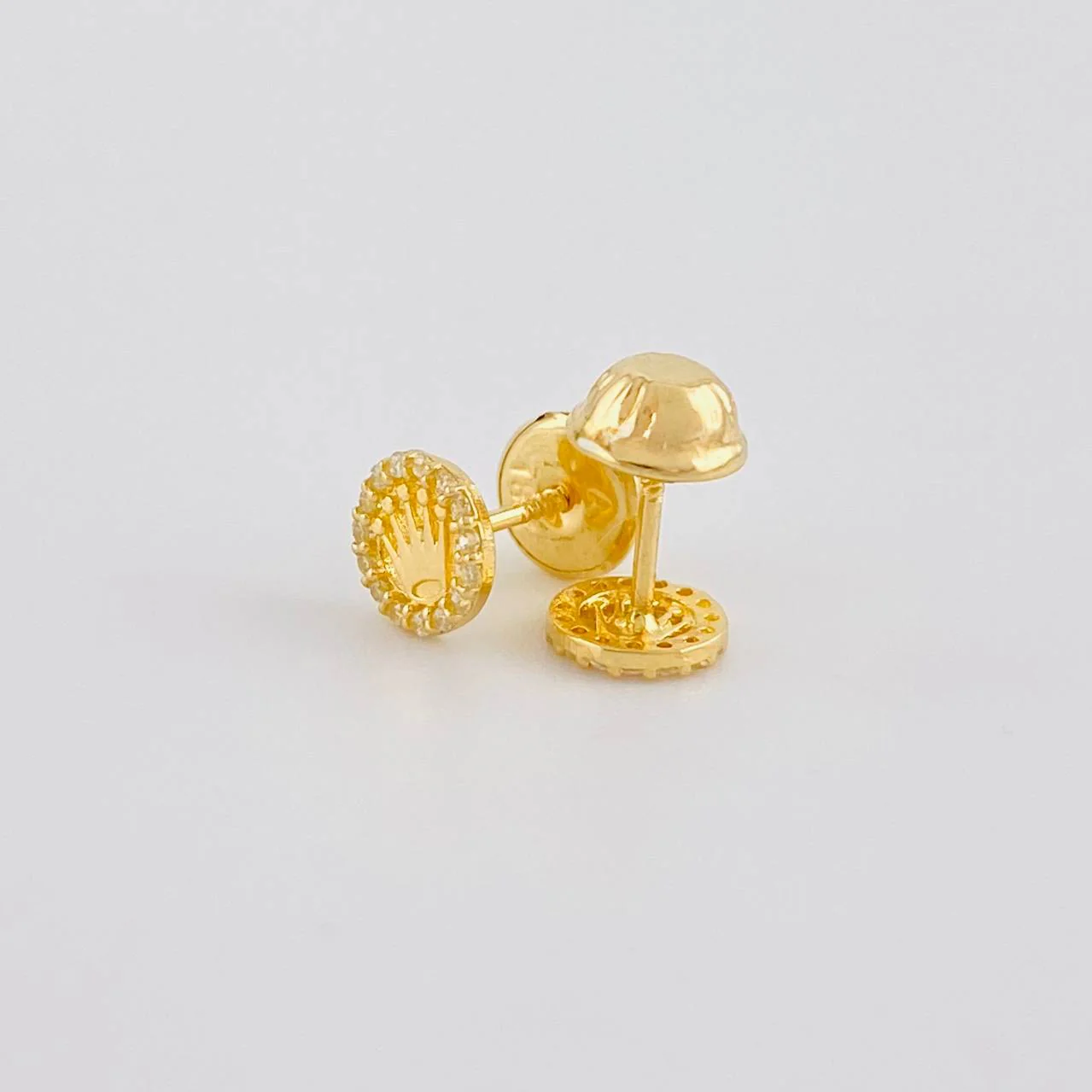 Topos Corona Circular 0.7g / in / 5.7mm Oro Amarillo 18K - Image 3