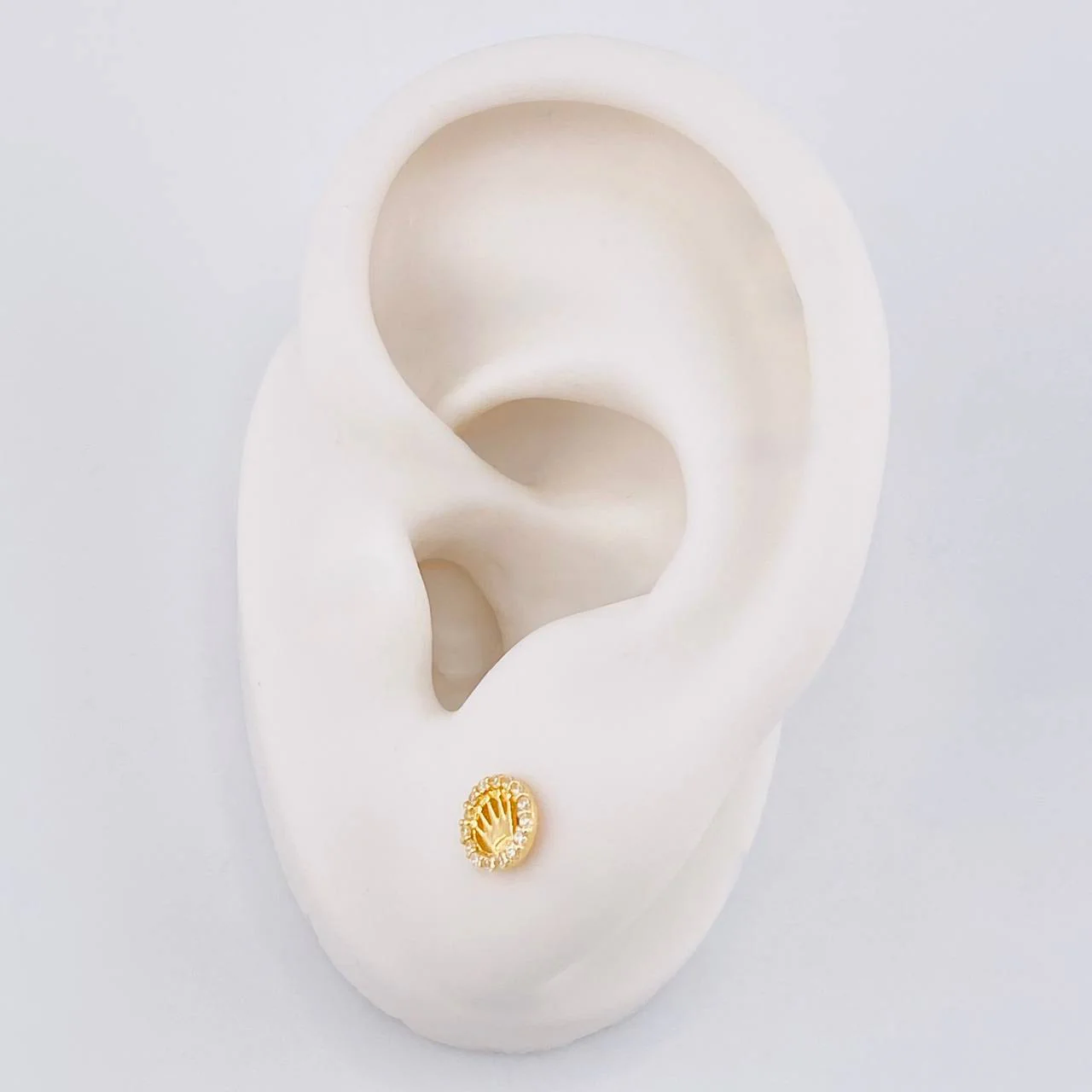 Topos Corona Circular 0.7g / in / 5.7mm Oro Amarillo 18K - Image 4