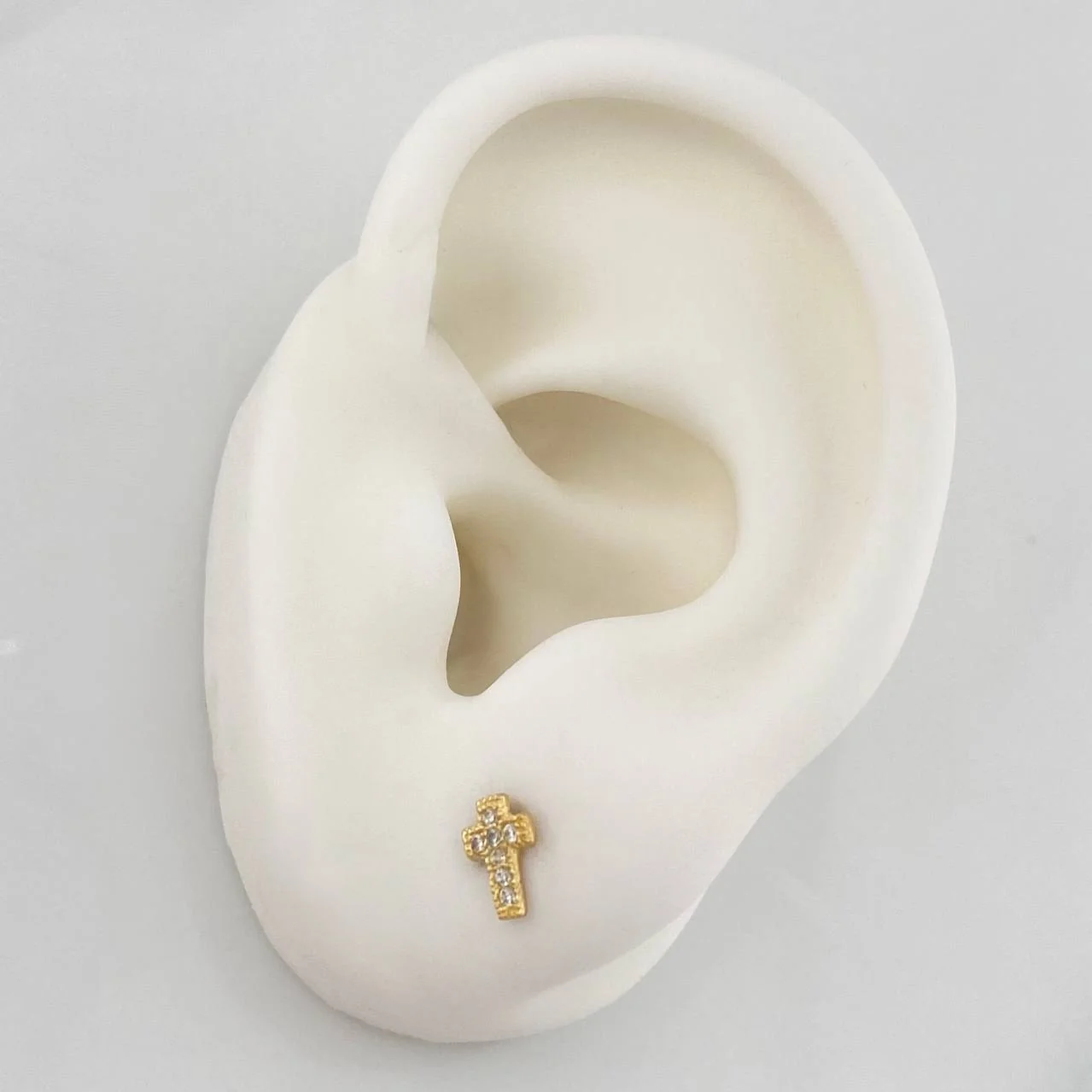 Topos Cruz 0.8 g / in / 6.78 mm Oro Amarillo 18K - Image 4