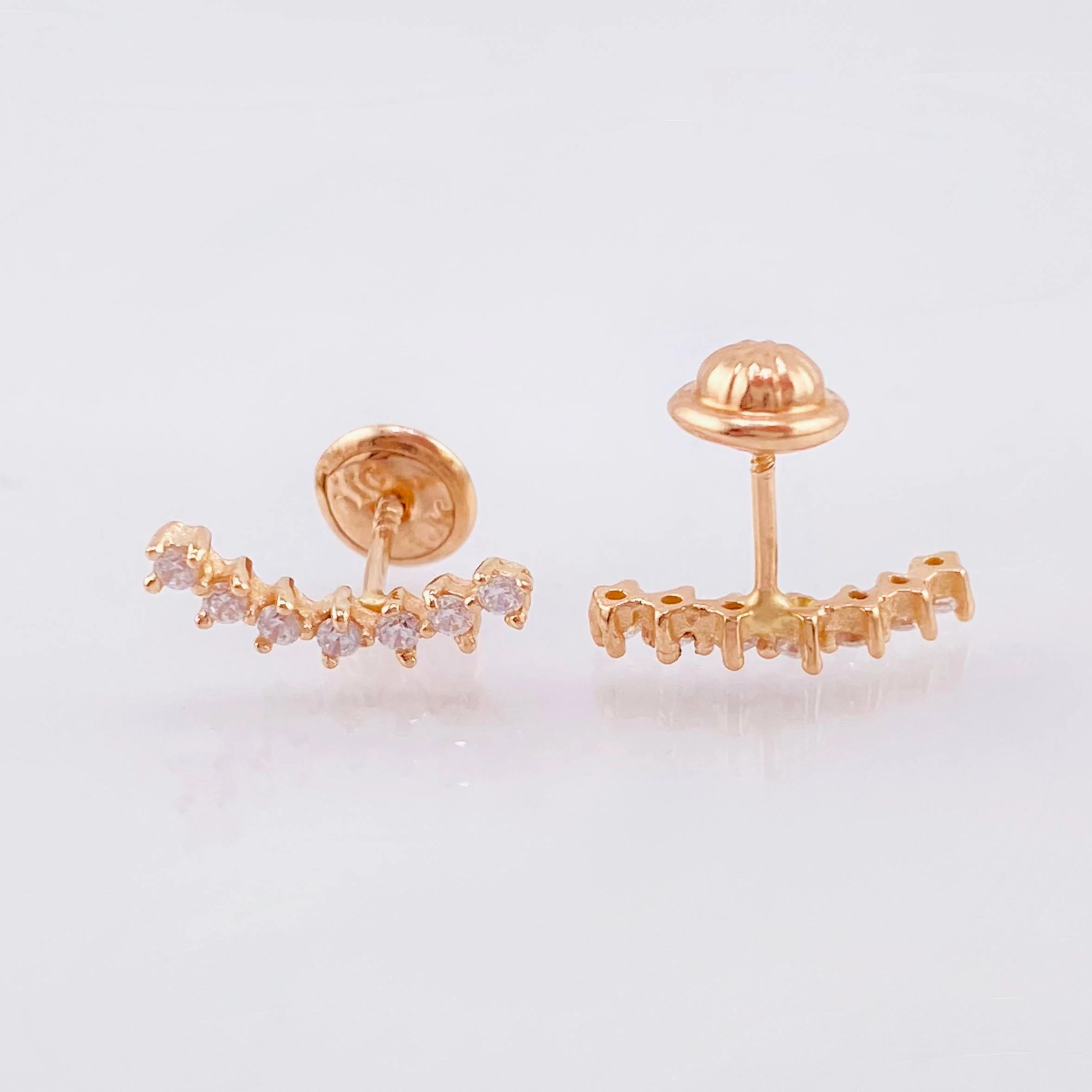 Topos Estela 1.05gr / 1/2 in / Oro Rosa 18K © - Image 3